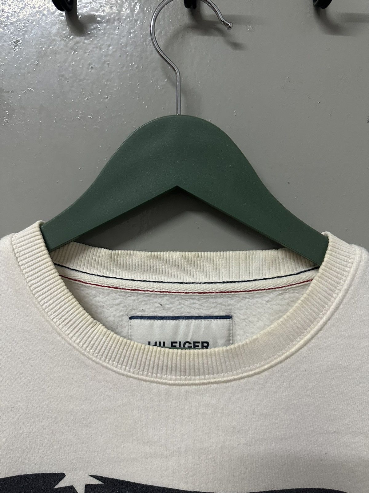 Tommy Hilfiger × Vintage Vintage HILFIGER DENIM US Flag Logo Pullover Sweatshirt Size US M / EU 48-50 / 2 - 3 Thumbnail