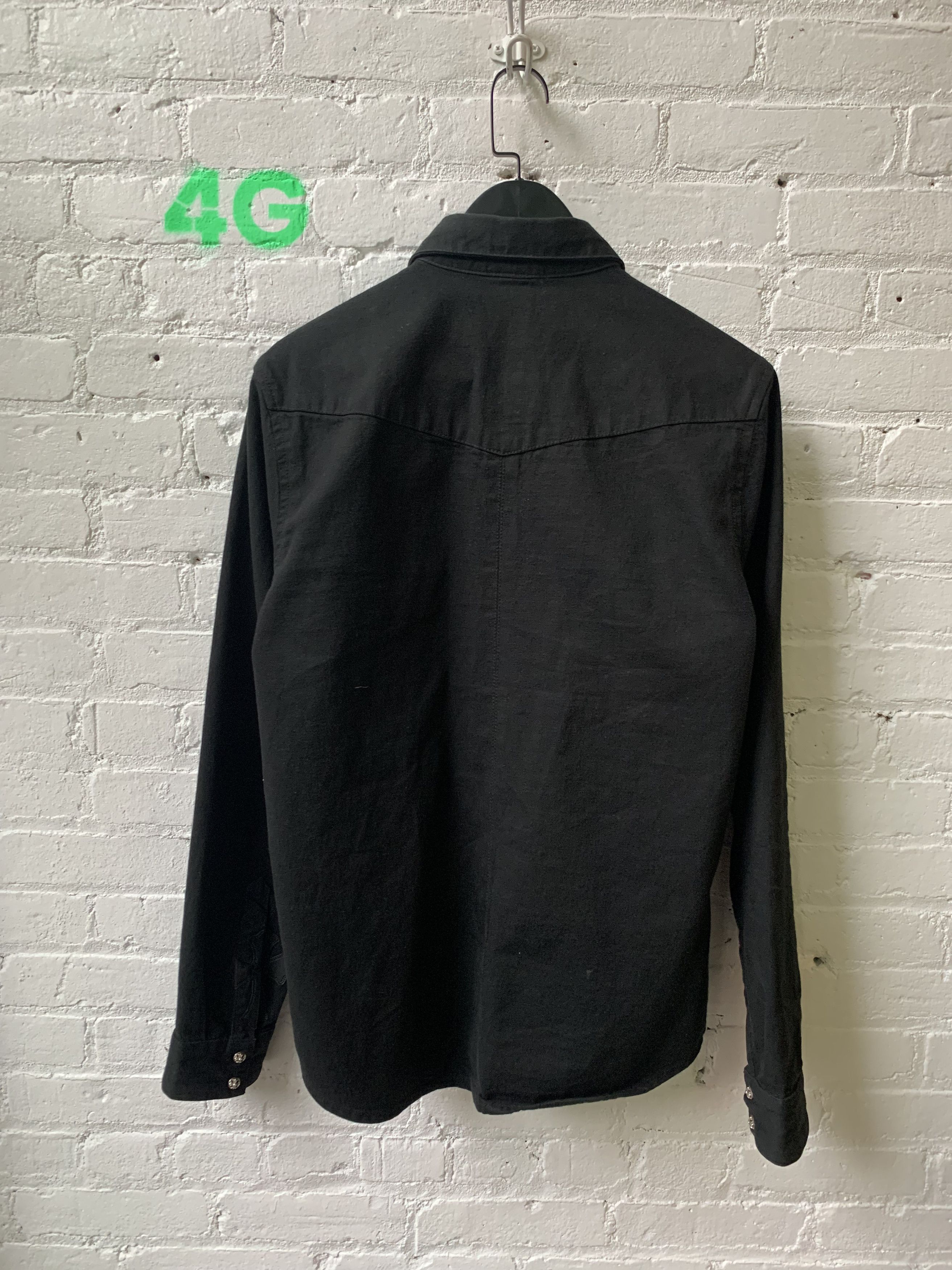 Chrome Hearts Chrome Hearts Cross patch Black Workmans Shirt Size US M / EU 48-50 / 2 - 6 Thumbnail