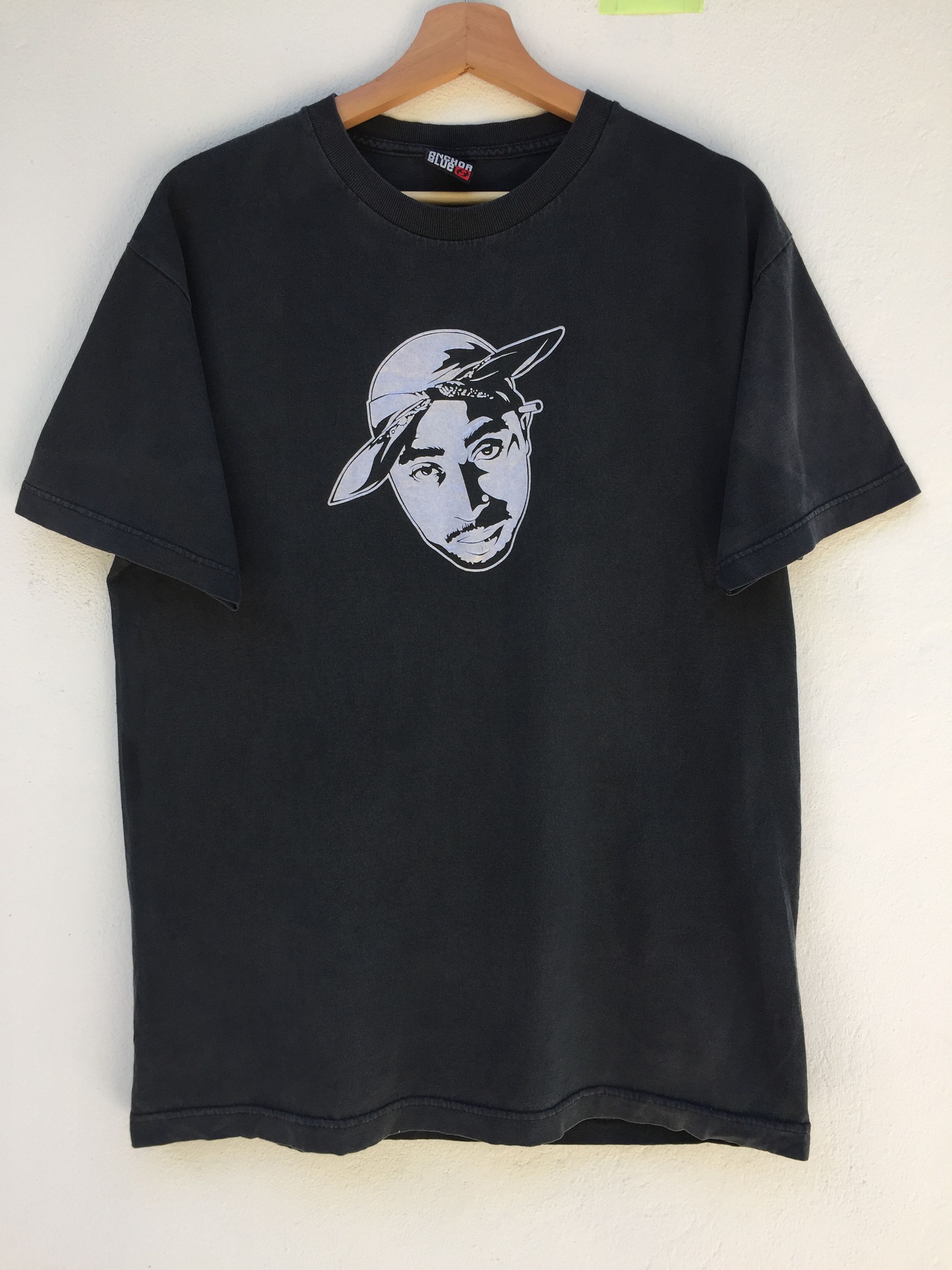 Anchor Blue Vintage Anchor Blue Tupac Shakur Rap Tee Size US M / EU 48-50 / 2 - 4 Thumbnail