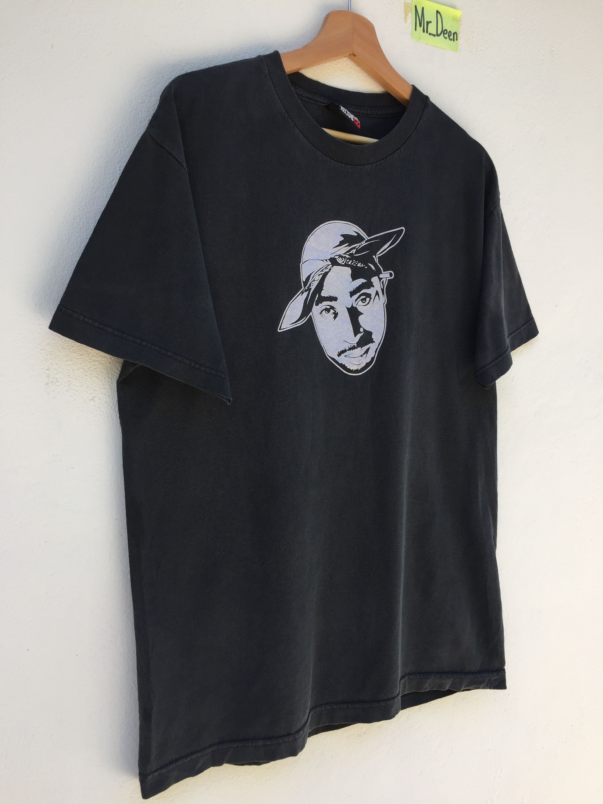 Anchor Blue Vintage Anchor Blue Tupac Shakur Rap Tee Size US M / EU 48-50 / 2 - 2 Thumbnail