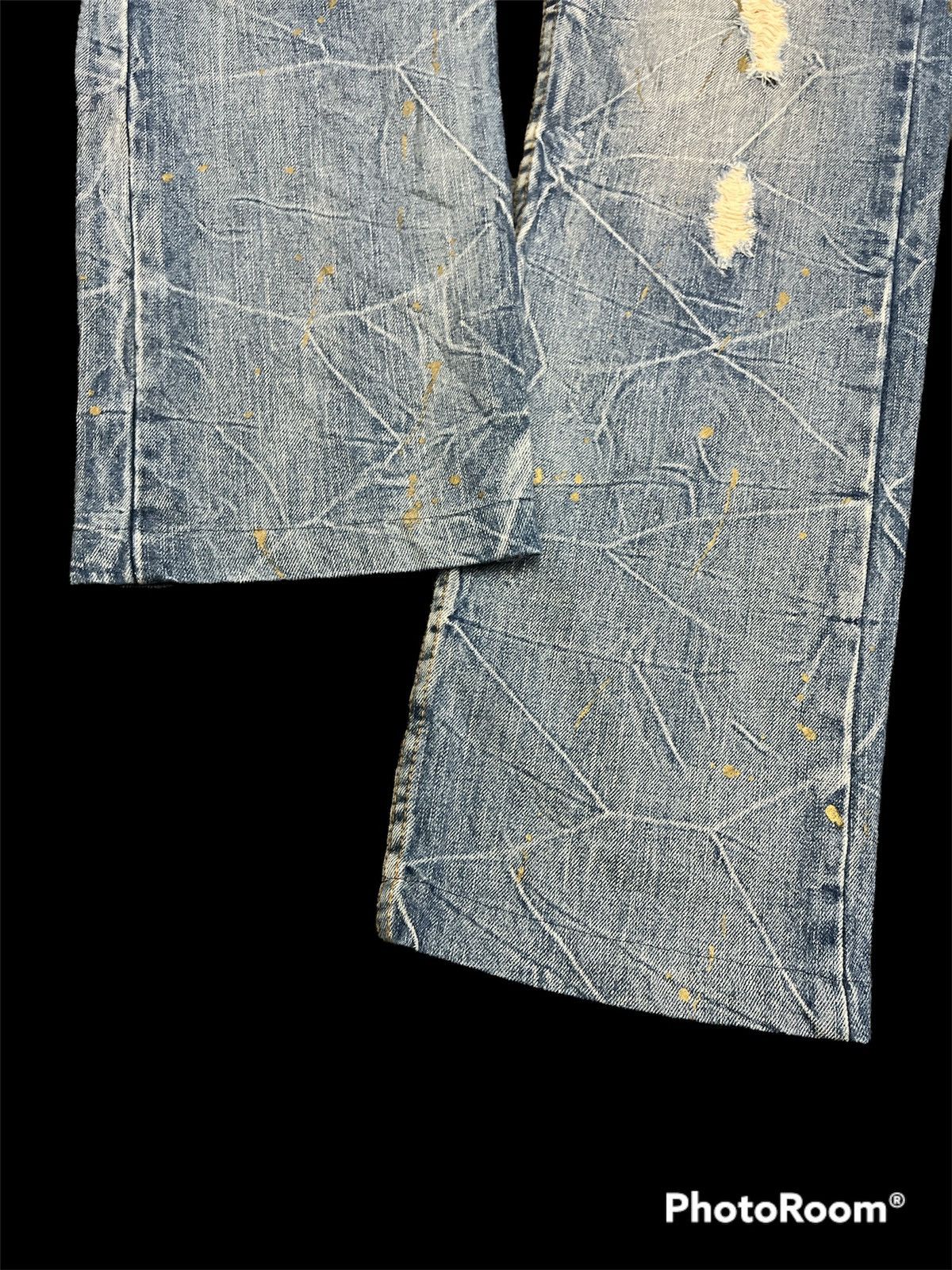 Japanese Brand FLARED🔥LAGEND OF GLAMOUR DISTRESSED RIPPED DENIM PANTS Size US 32 / EU 48 - 5 Thumbnail