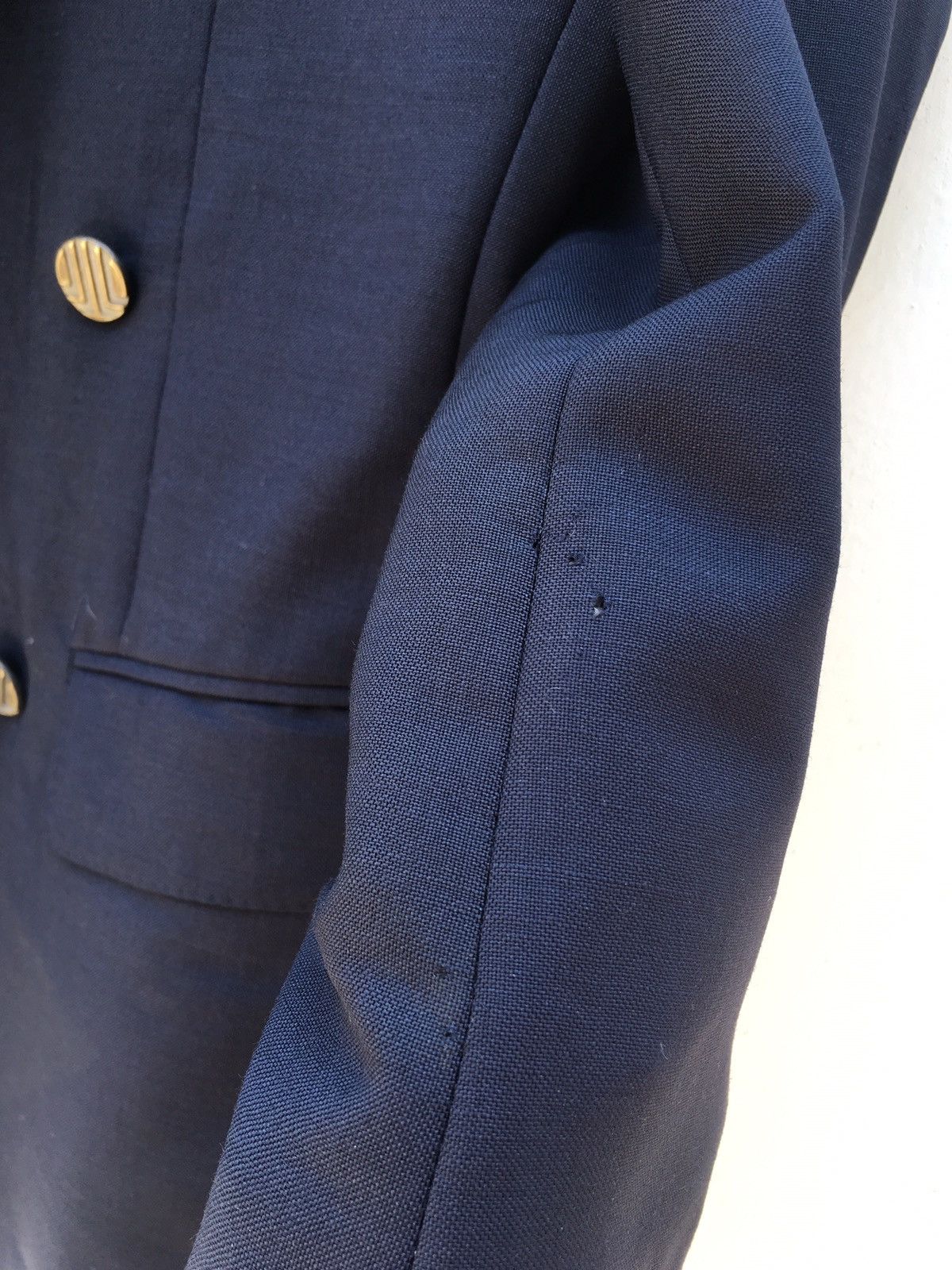 Lanvin Vintage Lanvin Paris Double Breasted Blazer Size 36S - 8 Thumbnail