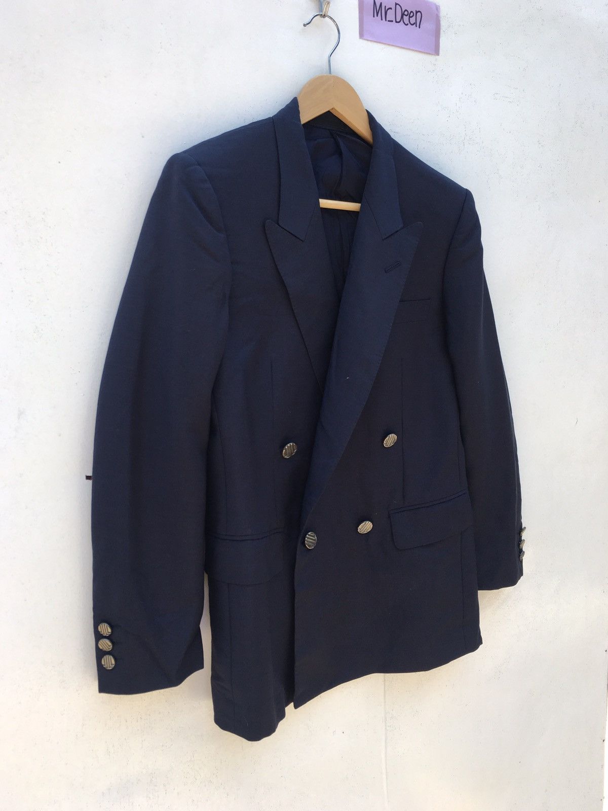 Lanvin Vintage Lanvin Paris Double Breasted Blazer Size 36S - 2 Thumbnail