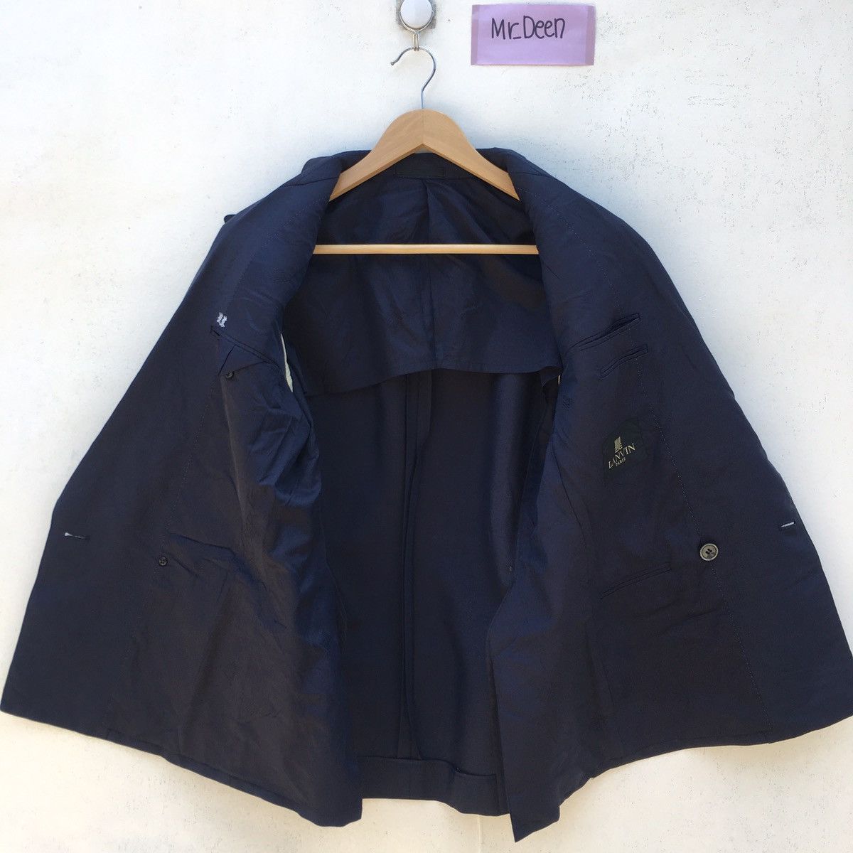 Lanvin Vintage Lanvin Paris Double Breasted Blazer Size 36S - 16 Thumbnail