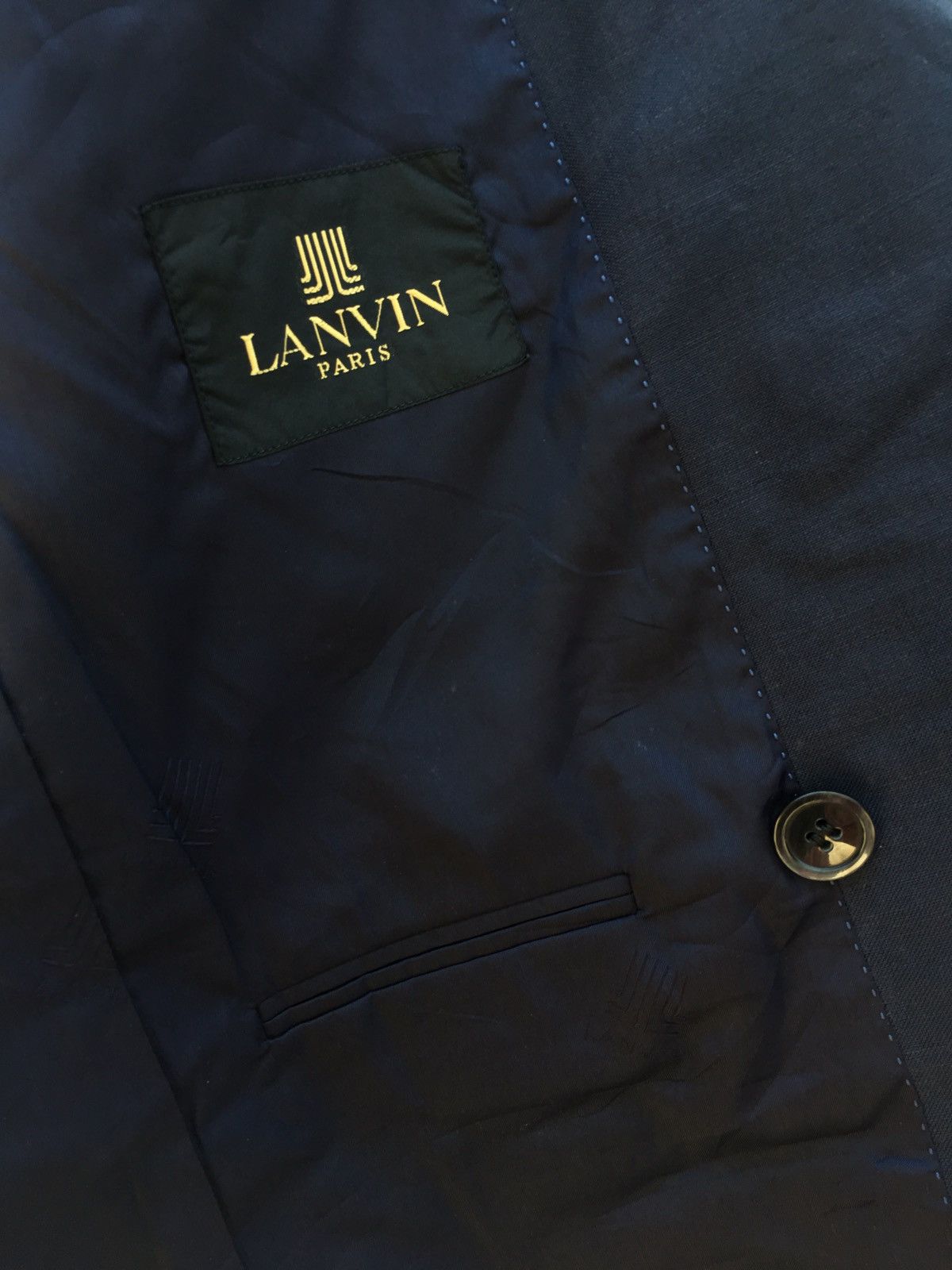 Lanvin Vintage Lanvin Paris Double Breasted Blazer Size 36S - 18 Thumbnail