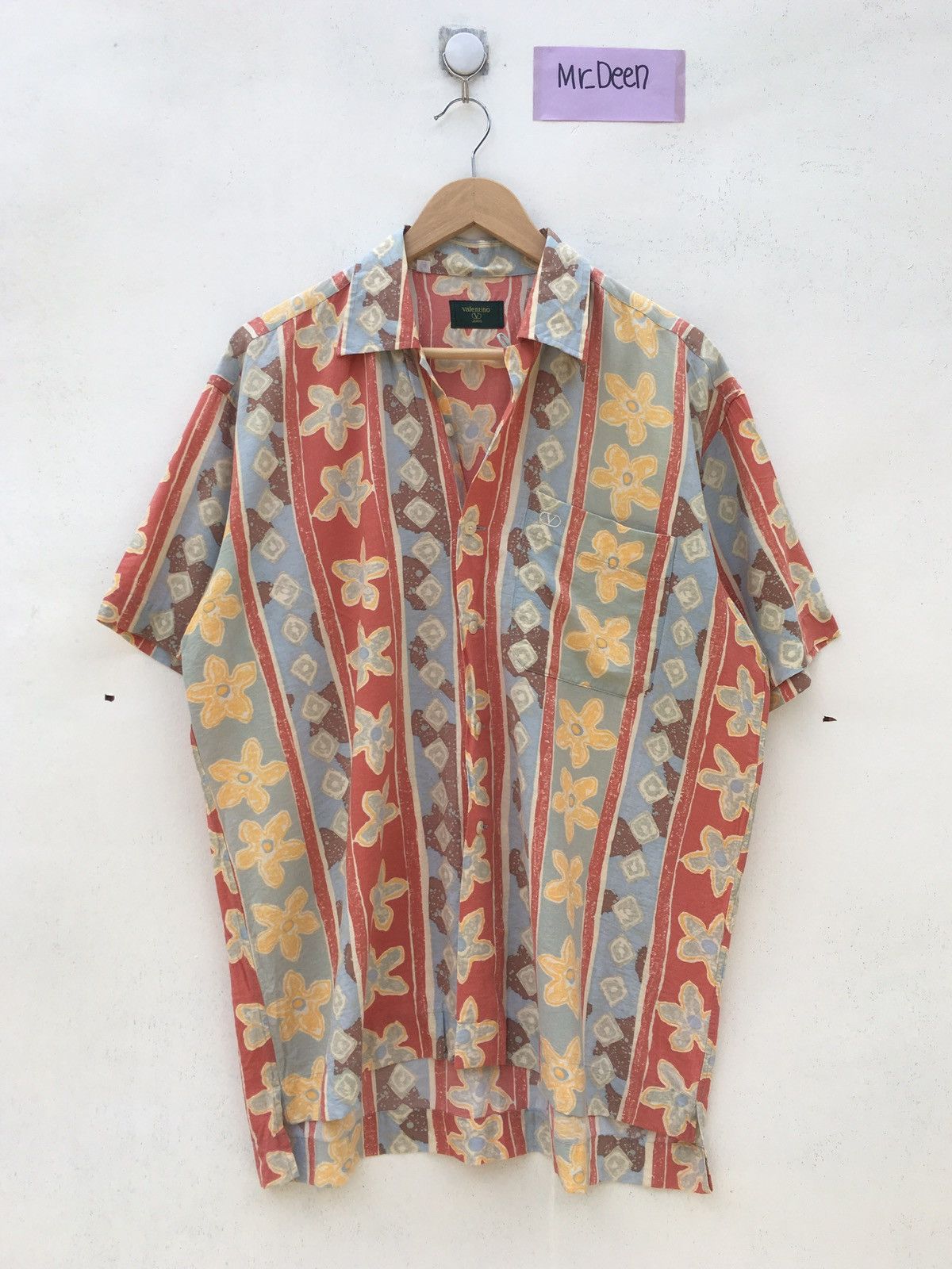 image of Valentino Jeans Nice Design Shirt Large, Men's