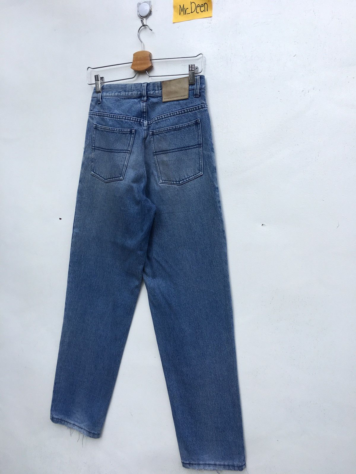 Yves Saint Laurent Vintage Rare Yves Saint Laurent Paris Painted Jeans Size US 29 - 14 Thumbnail