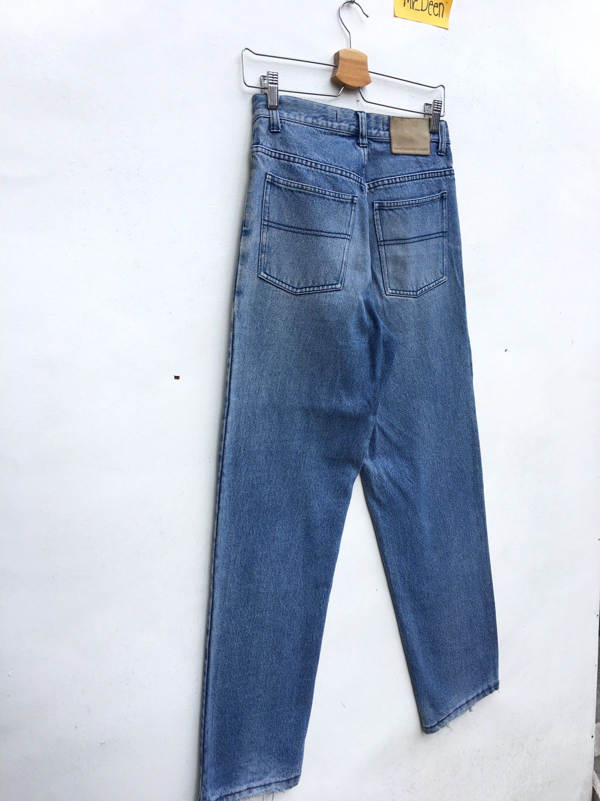 Yves Saint Laurent Vintage Rare Yves Saint Laurent Paris Painted Jeans Size US 29 - 13 Thumbnail