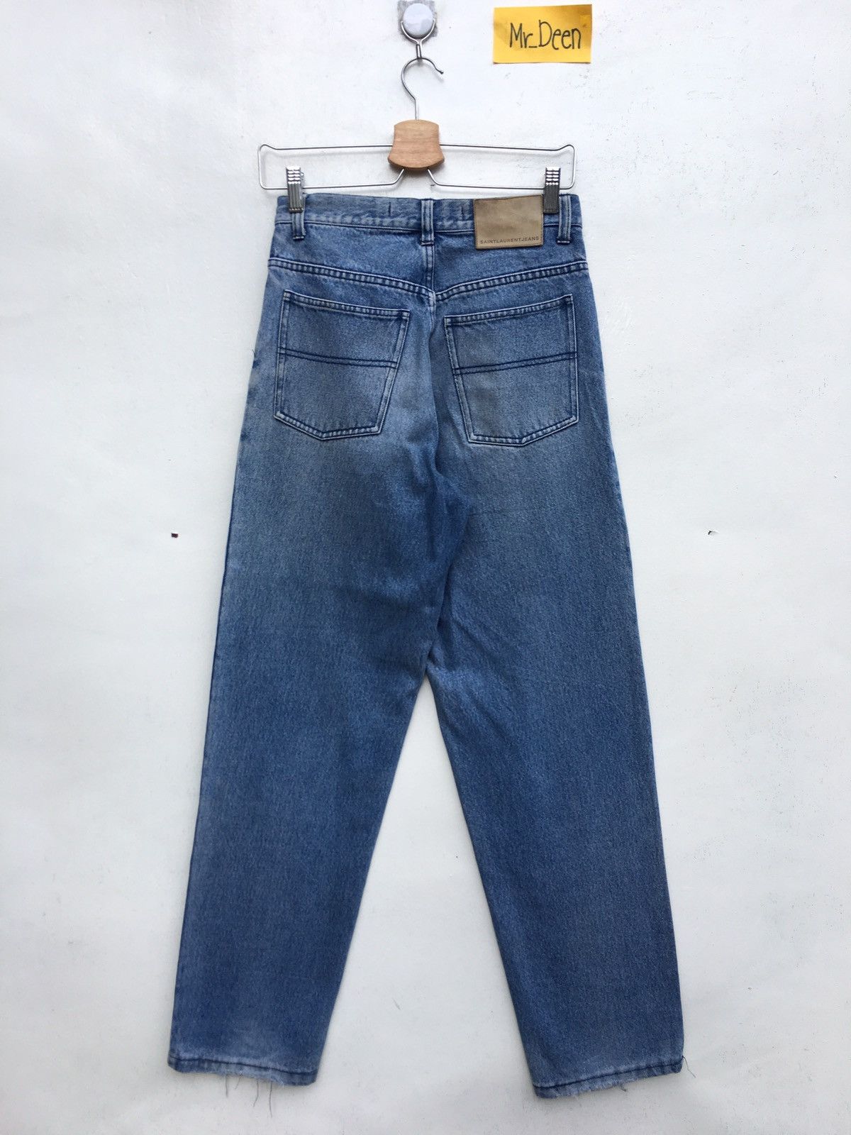Yves Saint Laurent Vintage Rare Yves Saint Laurent Paris Painted Jeans Size US 29 - 12 Thumbnail