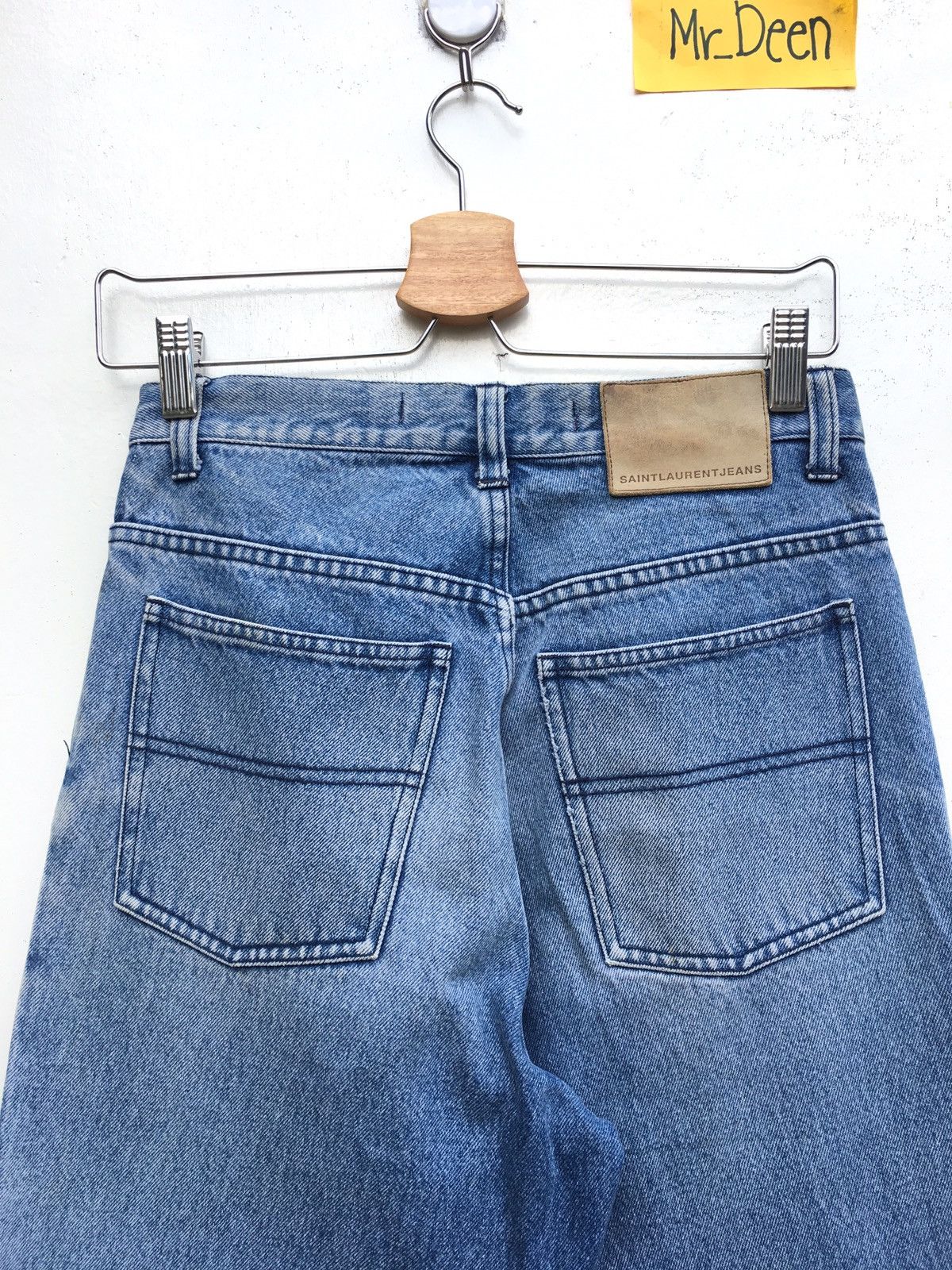 Yves Saint Laurent Vintage Rare Yves Saint Laurent Paris Painted Jeans Size US 29 - 15 Thumbnail