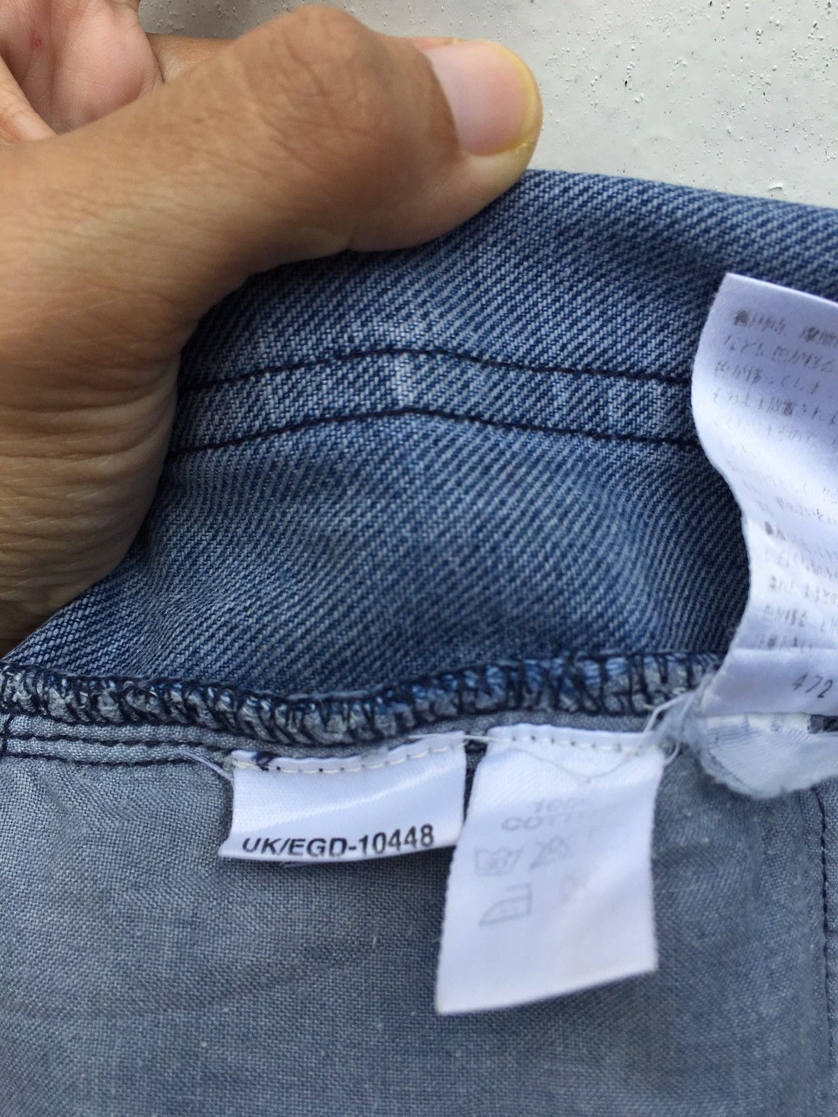 Yves Saint Laurent Vintage Rare Yves Saint Laurent Paris Painted Jeans Size US 29 - 24 Thumbnail