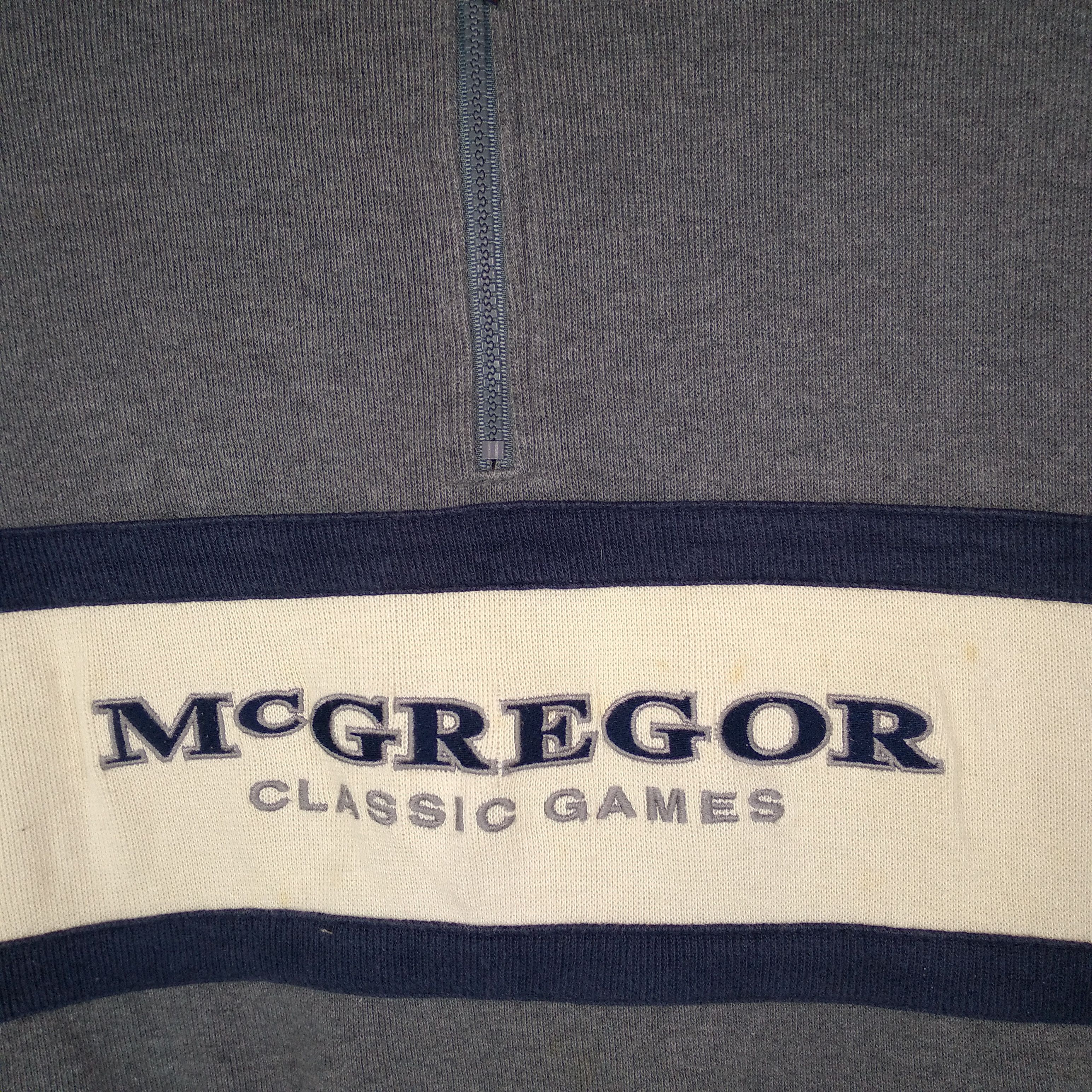 Designer × McGregor × Vintage Vintage McGregor Classic Games Half Zipper Sweatshirts Size US M / EU 48-50 / 2 - 4 Thumbnail