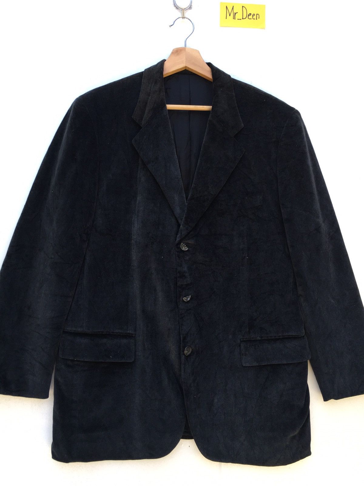 Issey Miyake Rare Issey Miyake Design Studio Velvet Blazer Size US L / EU 52-54 / 3 - 5 Thumbnail