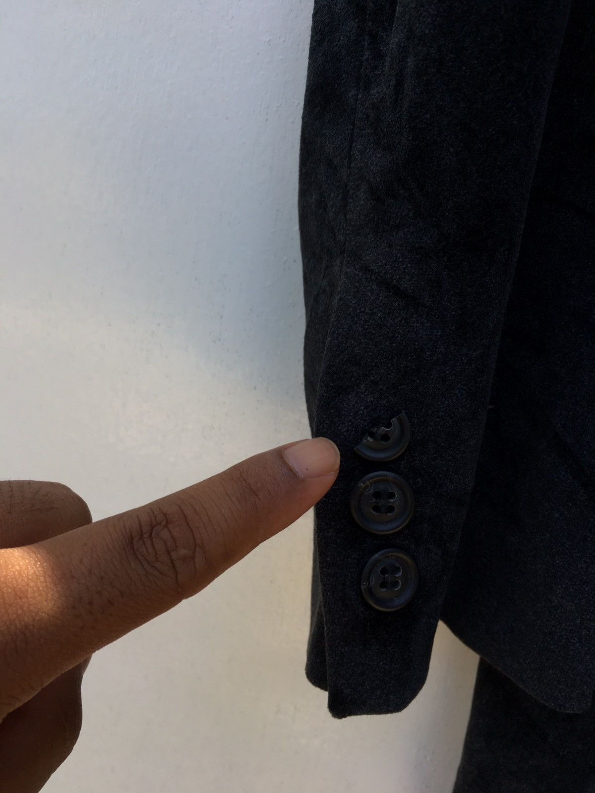 Issey Miyake Rare Issey Miyake Design Studio Velvet Blazer Size US L / EU 52-54 / 3 - 11 Thumbnail