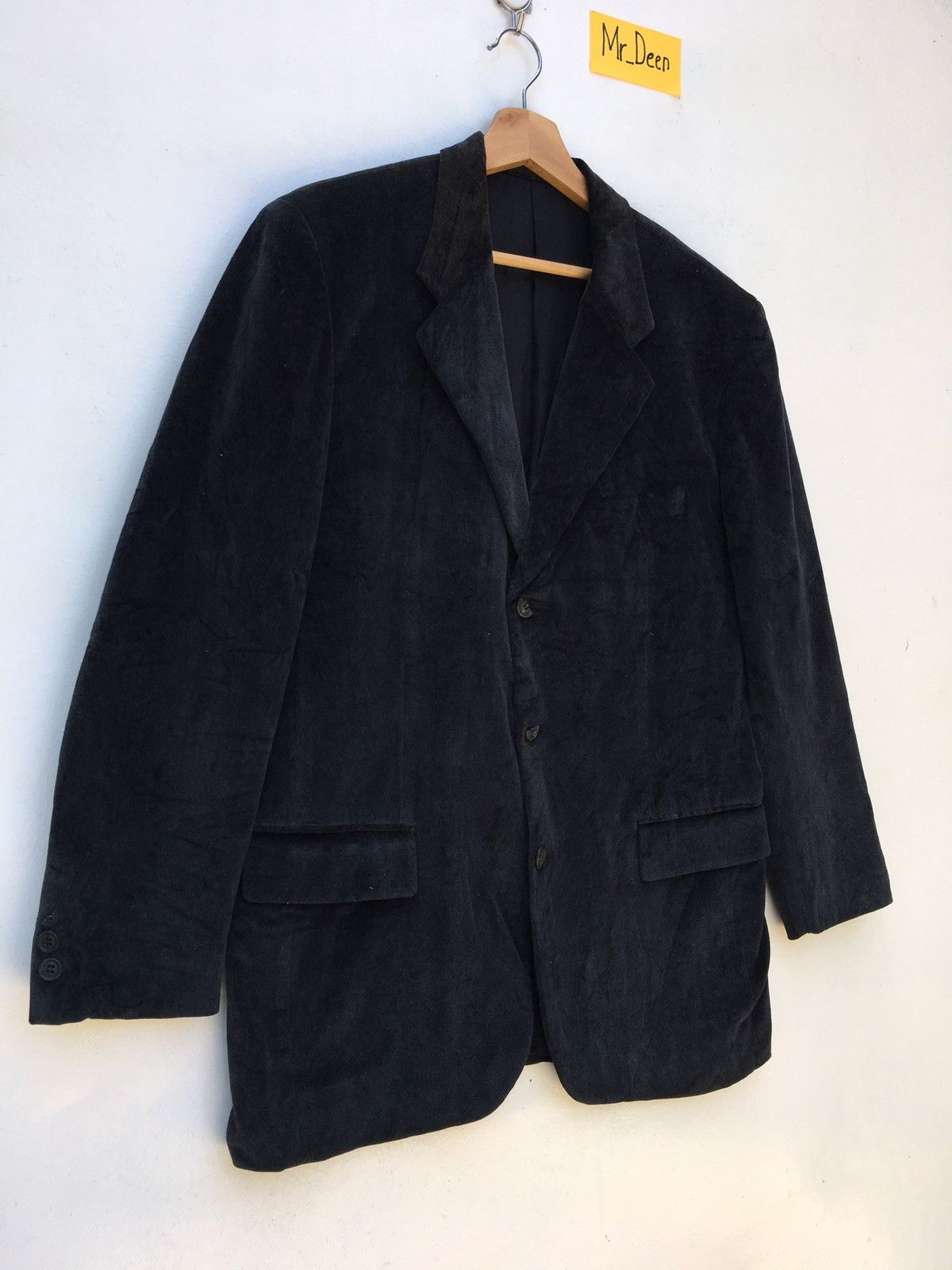 Issey Miyake Rare Issey Miyake Design Studio Velvet Blazer Size US L / EU 52-54 / 3 - 2 Thumbnail