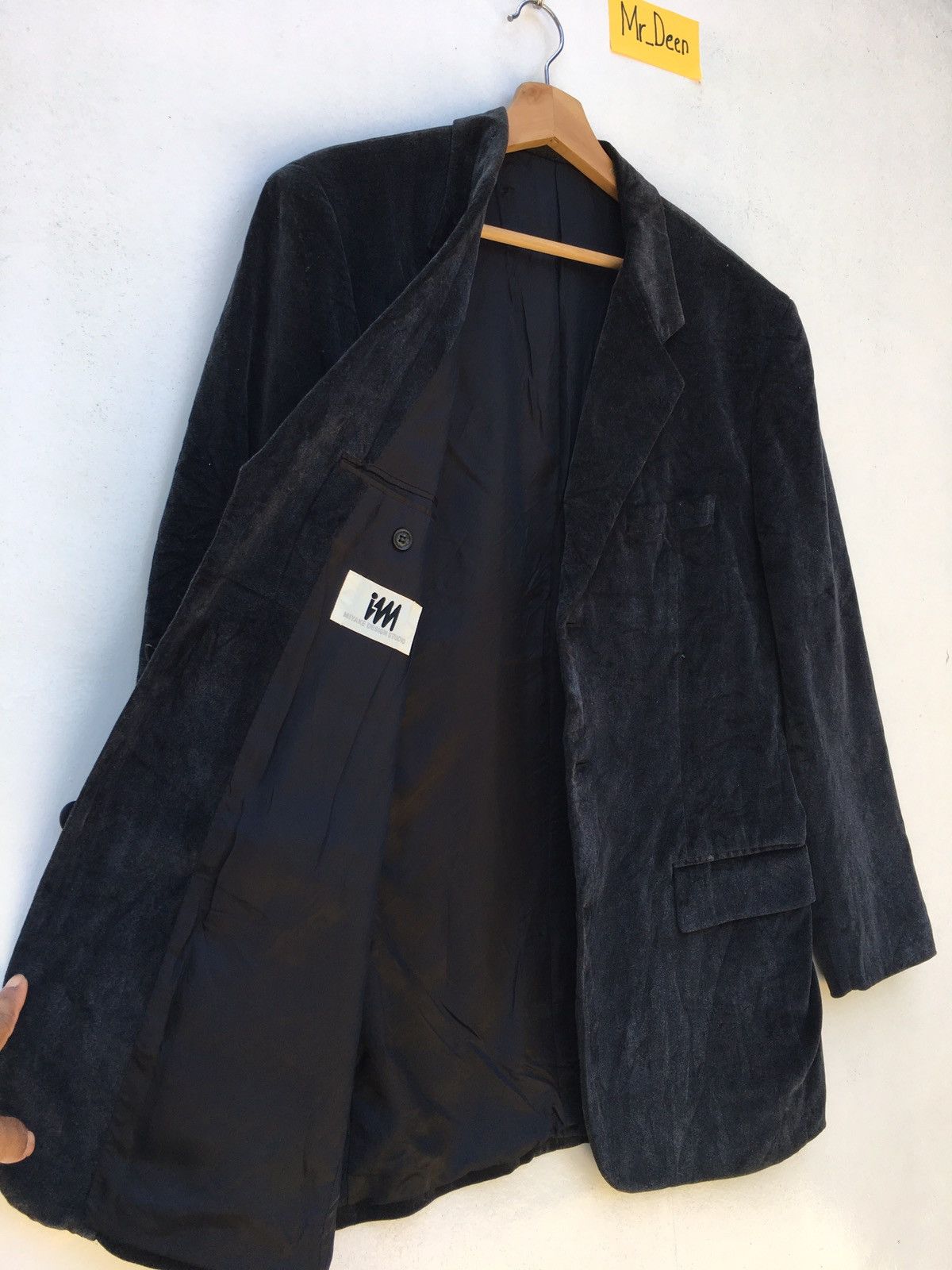 Issey Miyake Rare Issey Miyake Design Studio Velvet Blazer Size US L / EU 52-54 / 3 - 6 Thumbnail