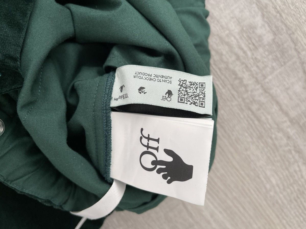 Off-White Off-White Green Velvet Pajama Lounge Pants XL Size US 36 / EU 52 - 7 Thumbnail