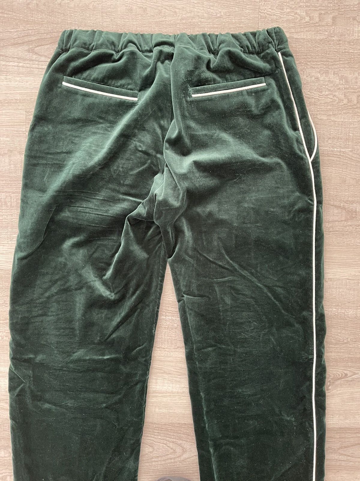 Off-White Off-White Green Velvet Pajama Lounge Pants XL Size US 36 / EU 52 - 9 Thumbnail