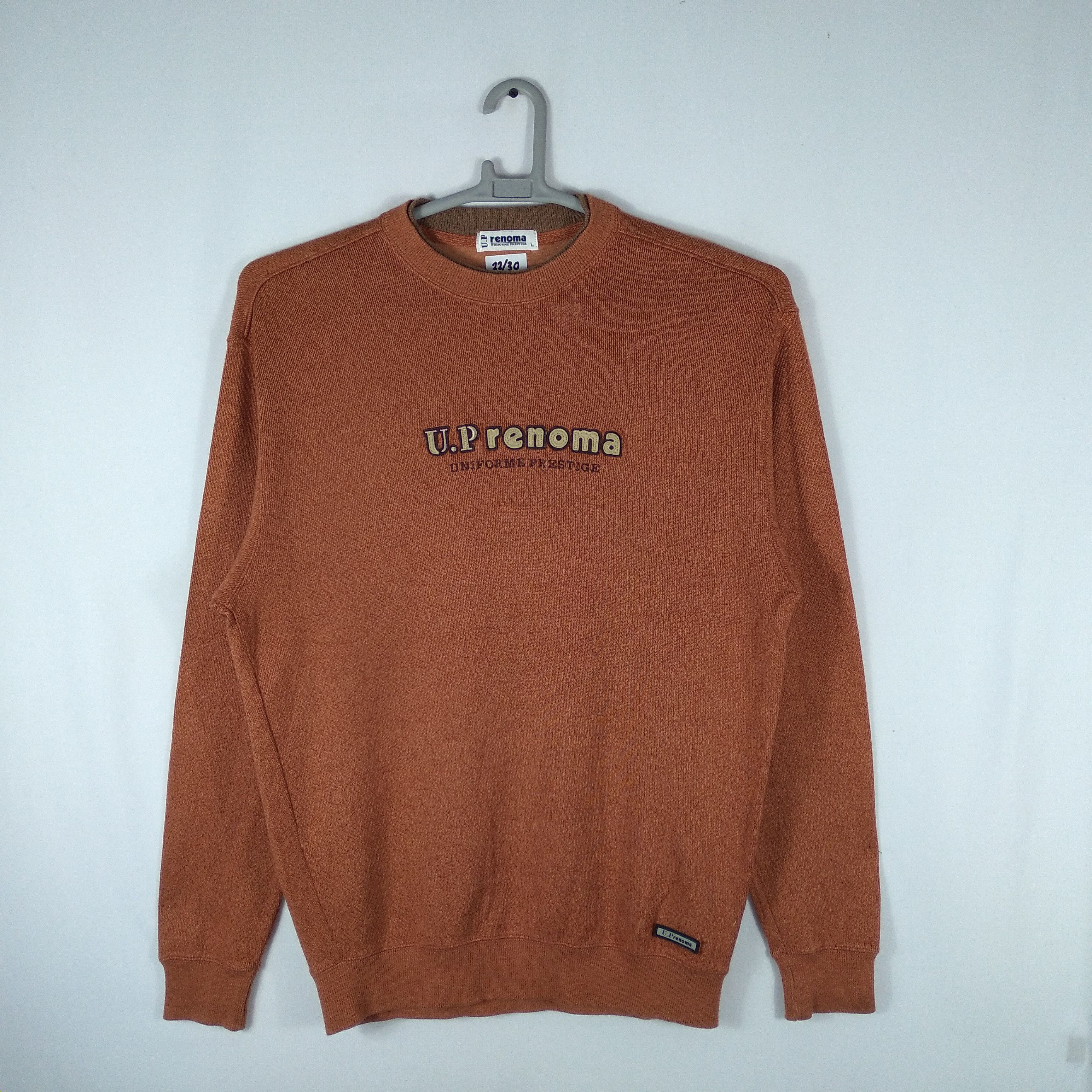 Renoma × Vintage Vintage Renoma Nice Spellout Sweatshirts Size US M / EU 48-50 / 2 - 1 Thumbnail