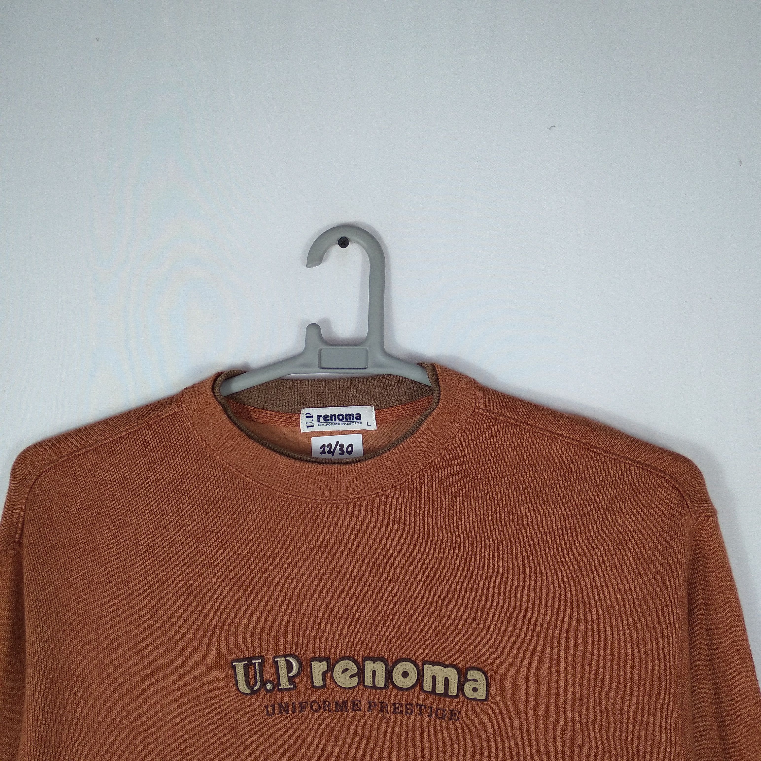 Renoma × Vintage Vintage Renoma Nice Spellout Sweatshirts Size US M / EU 48-50 / 2 - 2 Thumbnail