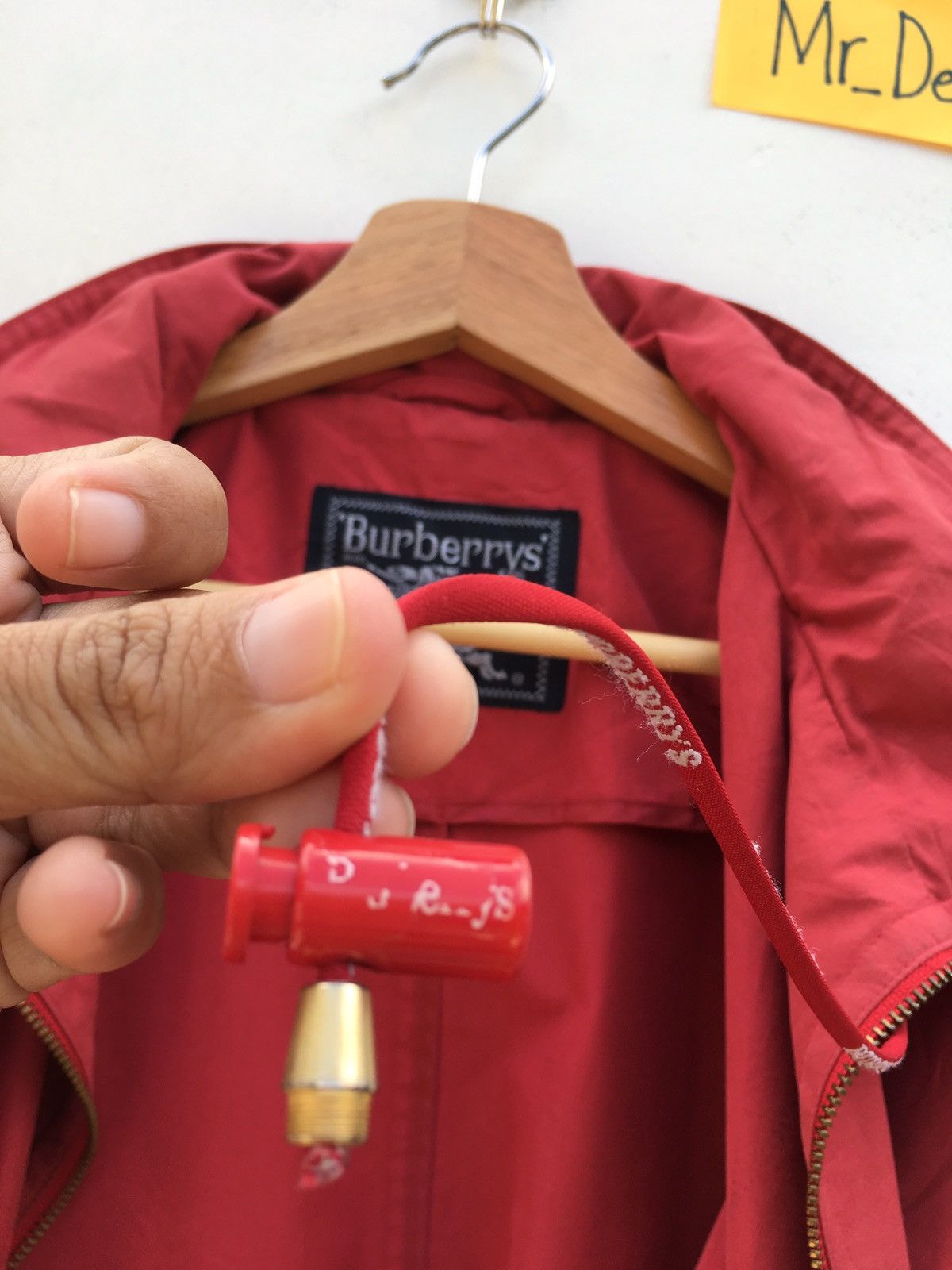 Burberry Vintage Burberry Zipped Up Coat/ Cotton Jacket Size US L / EU 52-54 / 3 - 25 Thumbnail