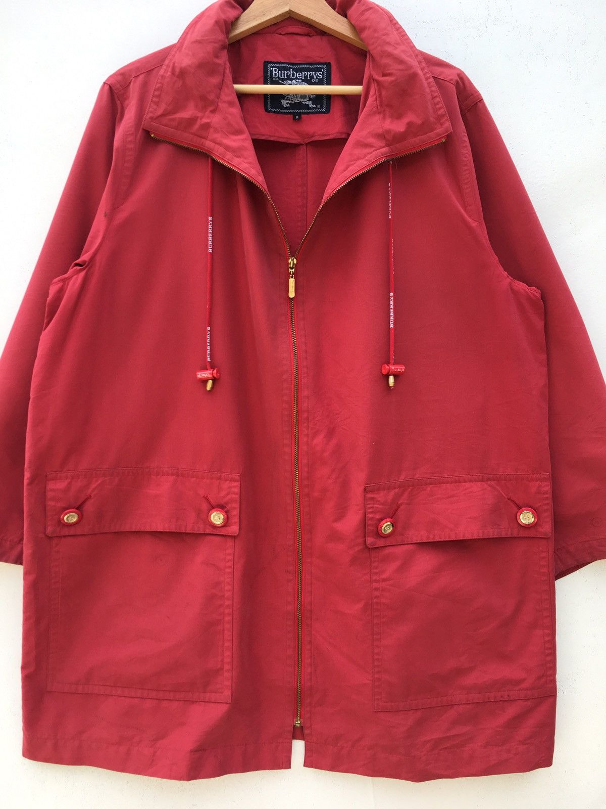 Burberry Vintage Burberry Zipped Up Coat/ Cotton Jacket Size US L / EU 52-54 / 3 - 4 Thumbnail