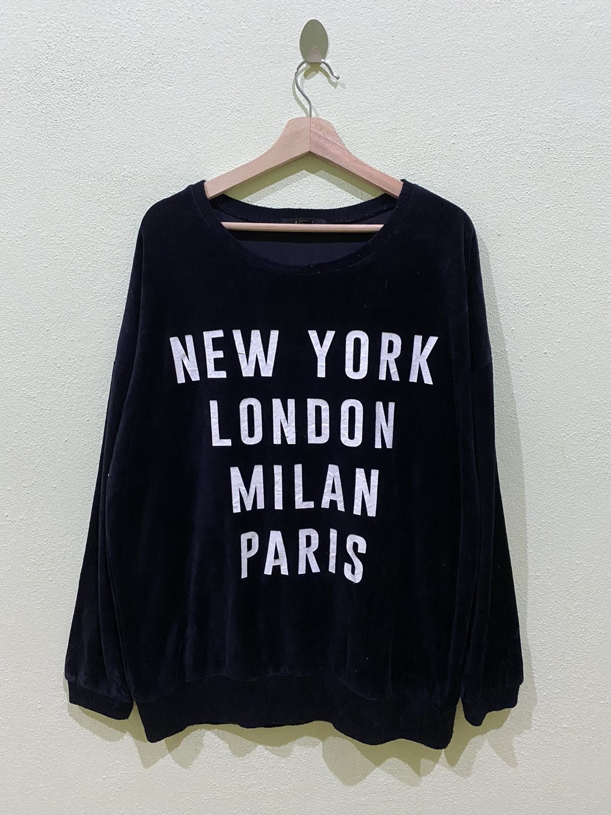 Designer × Forever 21 Forever 21 Velvet Fabric Sweater Size US L / EU 52-54 / 3 - 2 Thumbnail