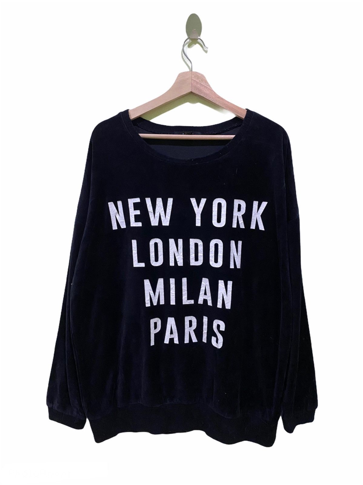 Designer × Forever 21 Forever 21 Velvet Fabric Sweater Size US L / EU 52-54 / 3 - 1 Thumbnail