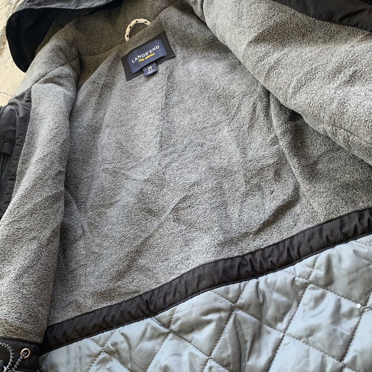 Lands' End Lands’ End black zipper parkas Size US XS / EU 42 / 0 - 7 Thumbnail