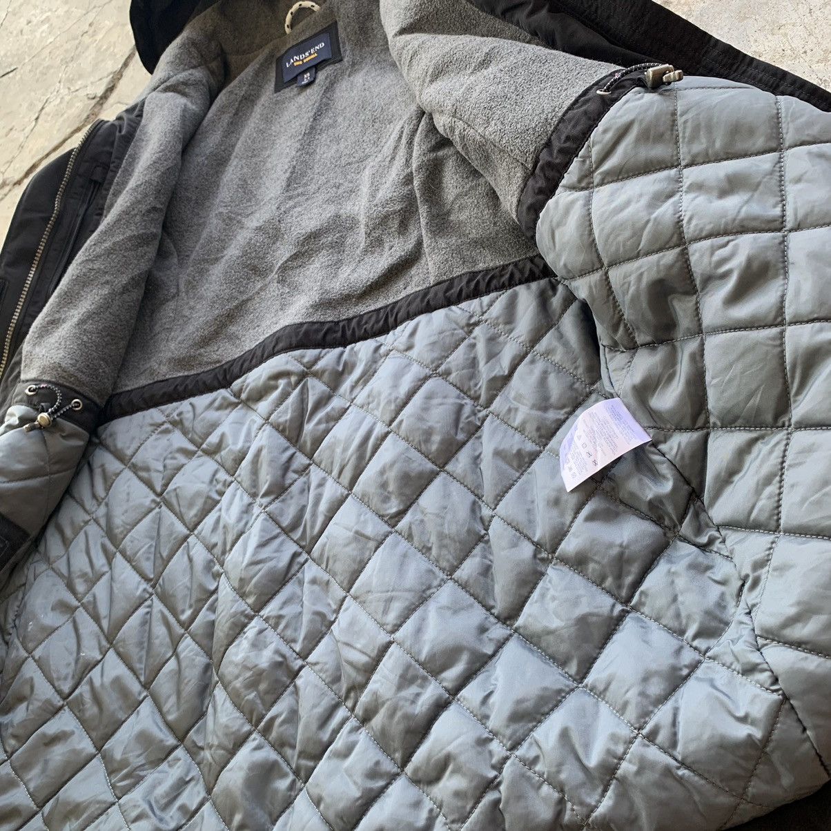 Lands' End Lands’ End black zipper parkas Size US XS / EU 42 / 0 - 8 Thumbnail