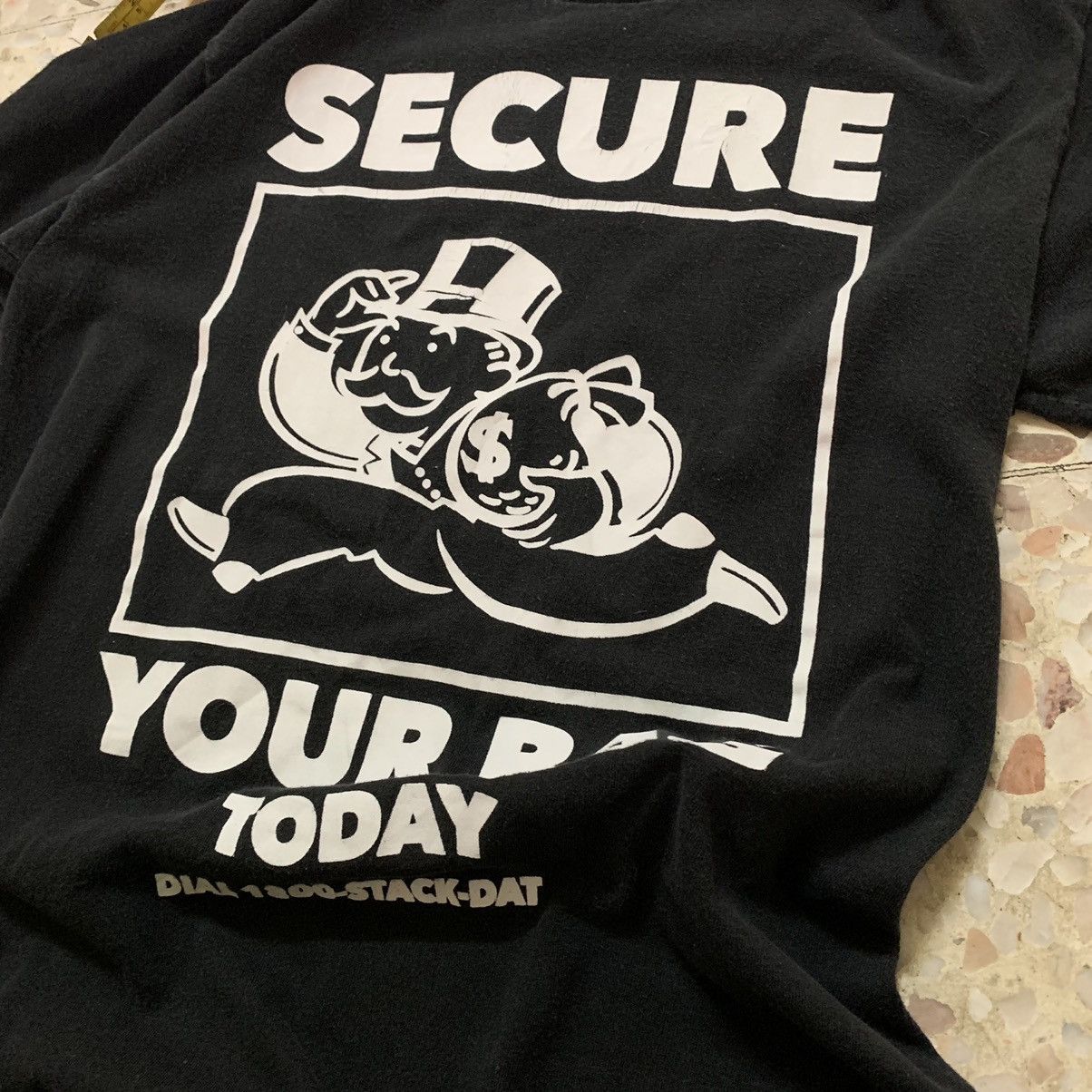 A.LAB a.lab monopoly parody black t shirt tee Size US S / EU 44-46 / 1 - 4 Thumbnail