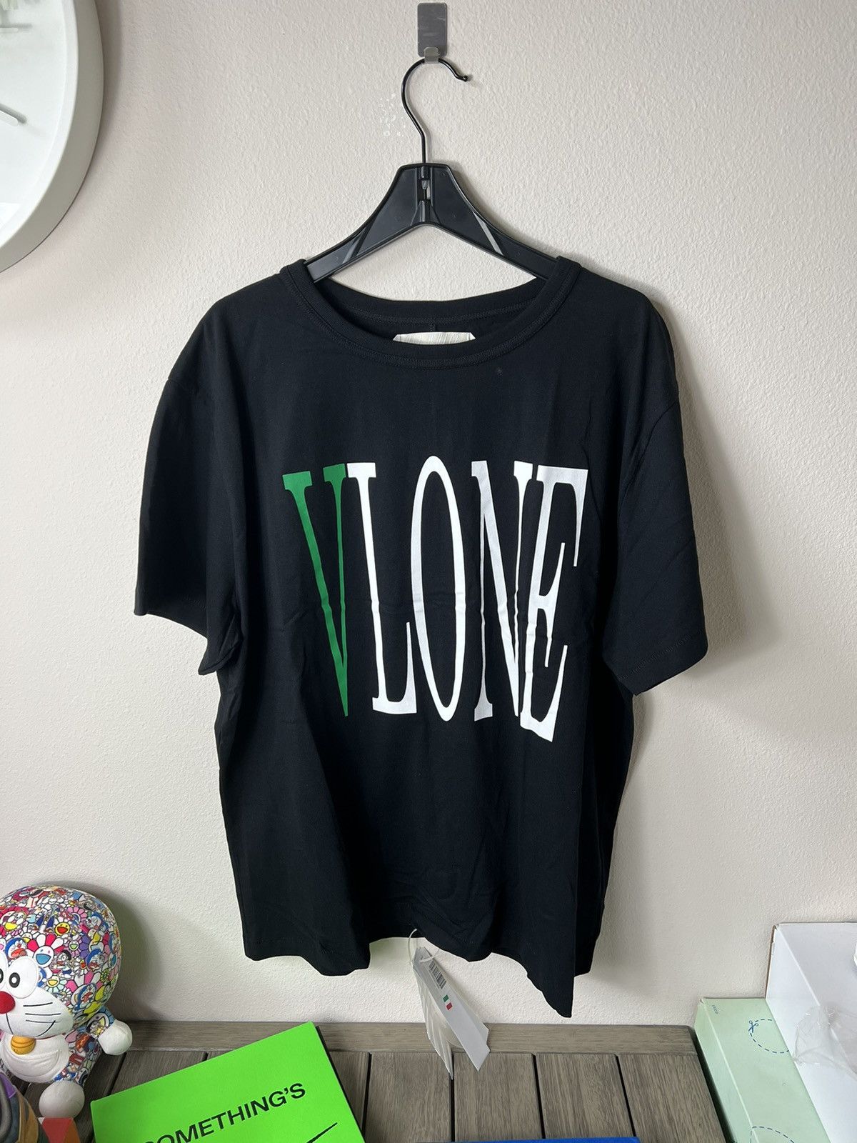 Black and best sale green vlone shirt