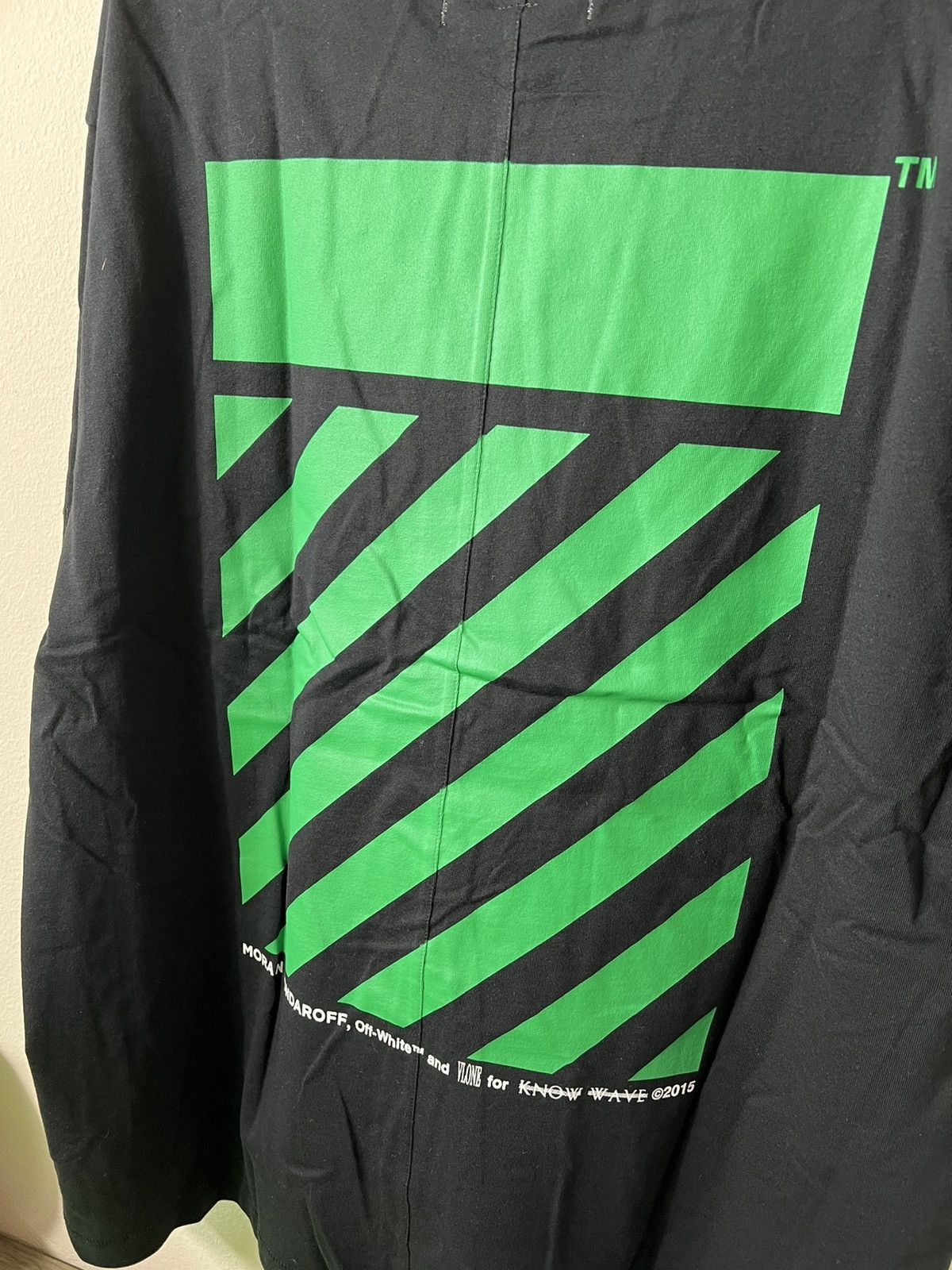 Off-White × Vlone Off-White VLONE T-Shirt Green Size US XL / EU 56 / 4 - 5 Thumbnail