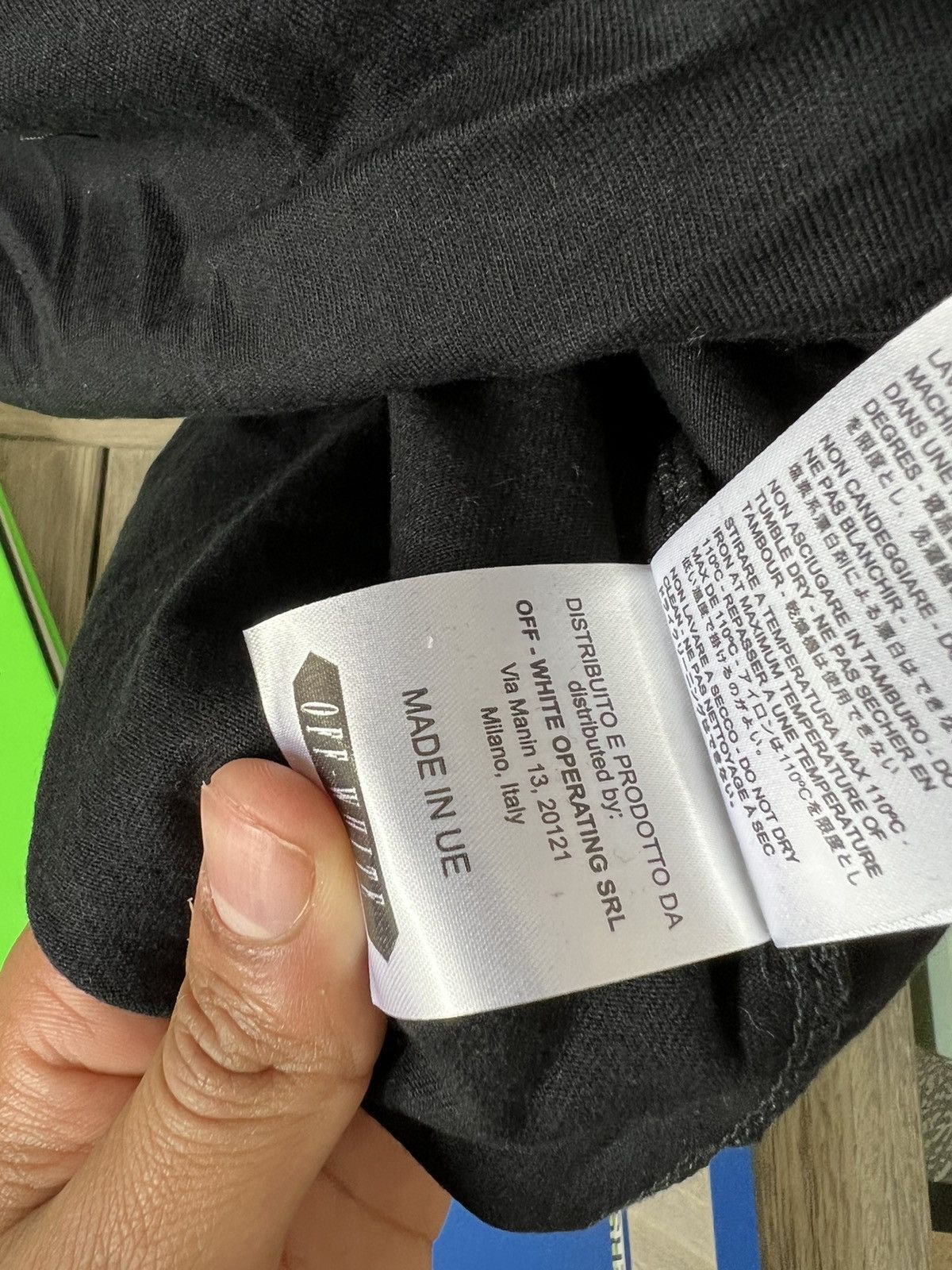 Off-White × Vlone Off-White VLONE T-Shirt Green Size US XL / EU 56 / 4 - 11 Thumbnail