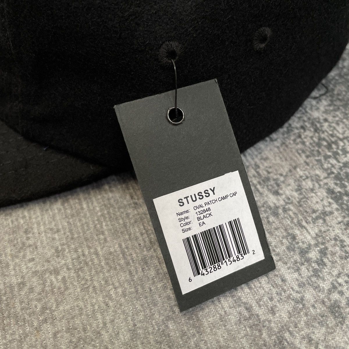 Stussy OVAL CAMP CAP // BLACK Size ONE SIZE - 3 Thumbnail