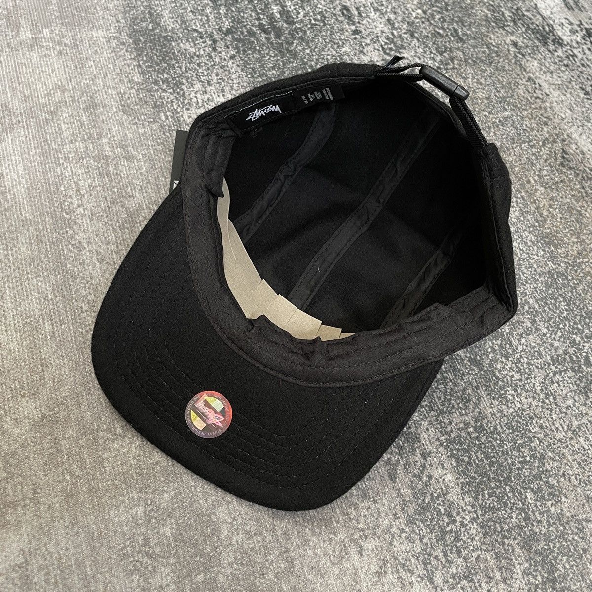 Stussy OVAL CAMP CAP // BLACK Size ONE SIZE - 6 Thumbnail