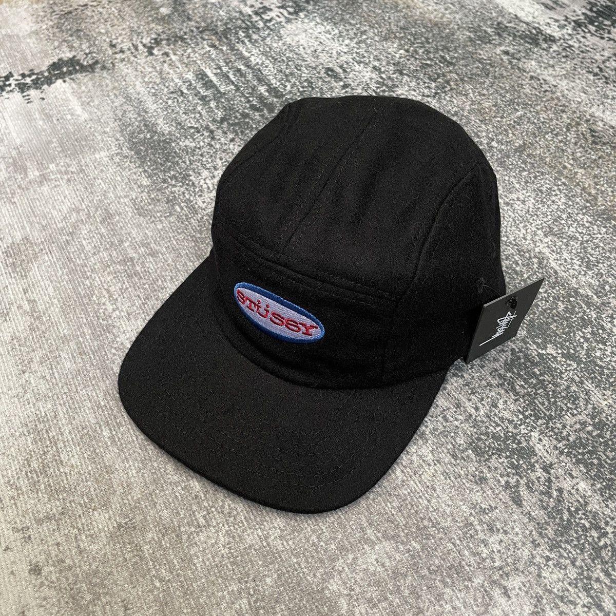 Stussy OVAL CAMP CAP // BLACK Size ONE SIZE - 2 Thumbnail