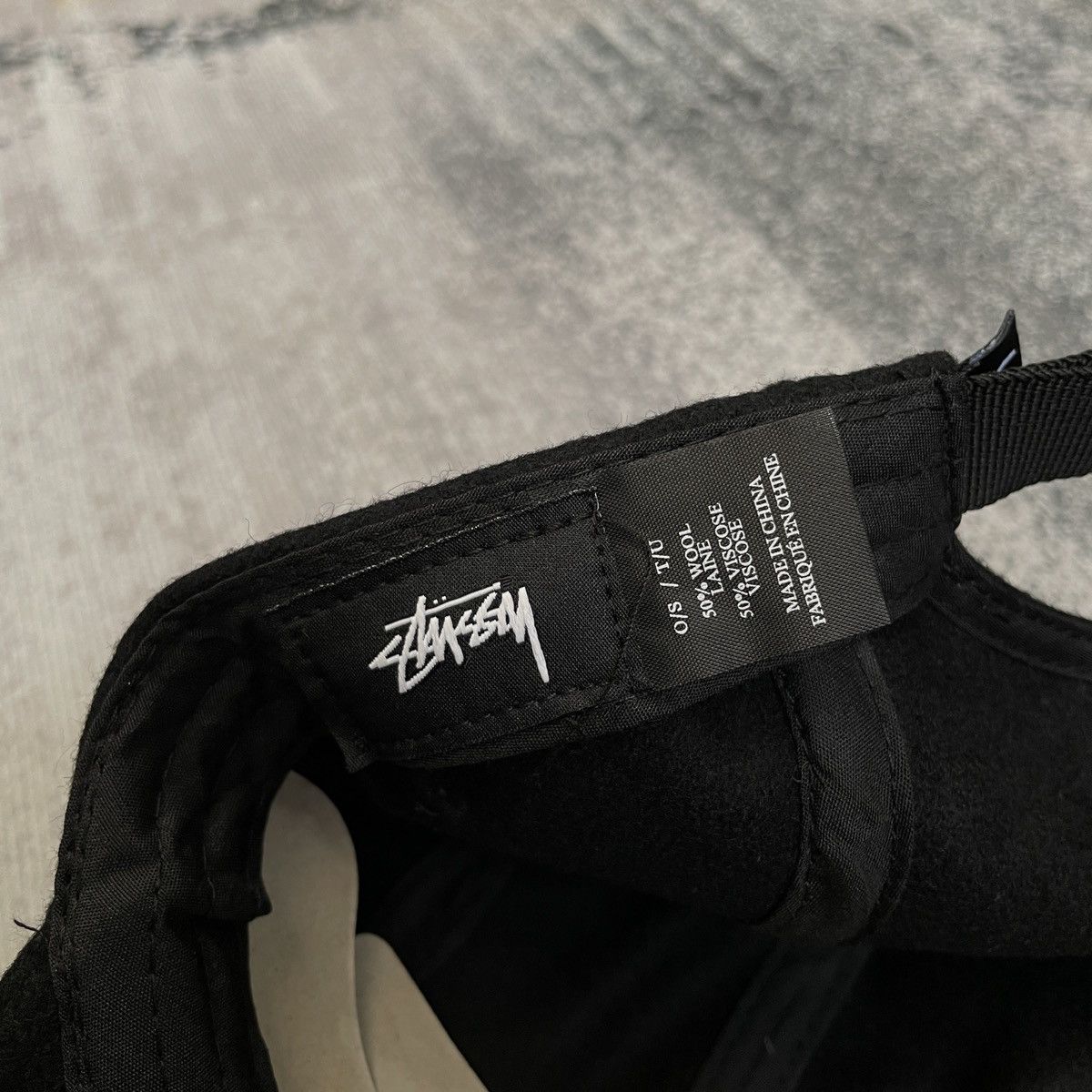 Stussy OVAL CAMP CAP // BLACK Size ONE SIZE - 7 Thumbnail