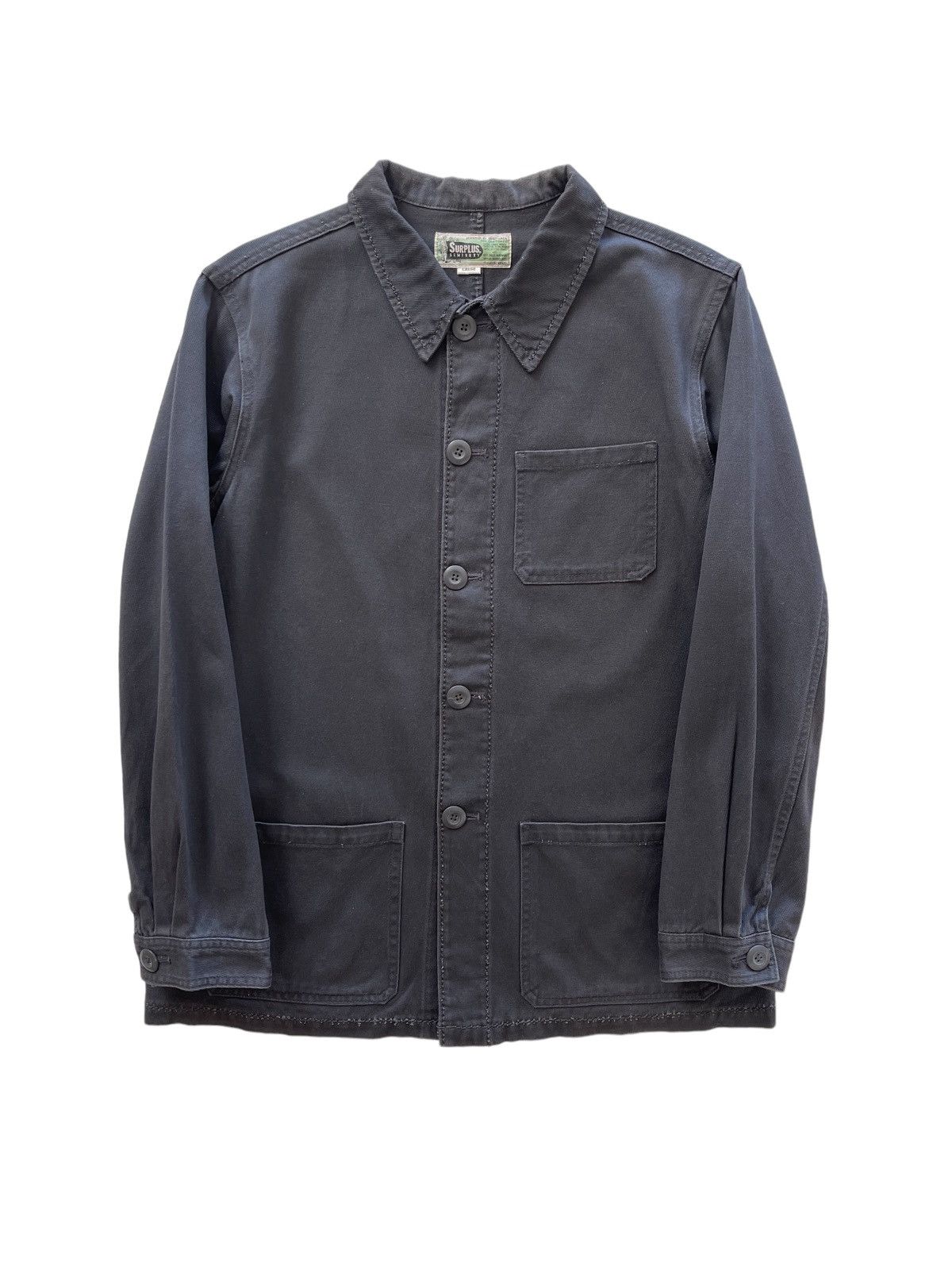 image of Khaki Surplus x Surplus Seminary Craftmans Chore Jacket in Dark, Men's (Size Large)