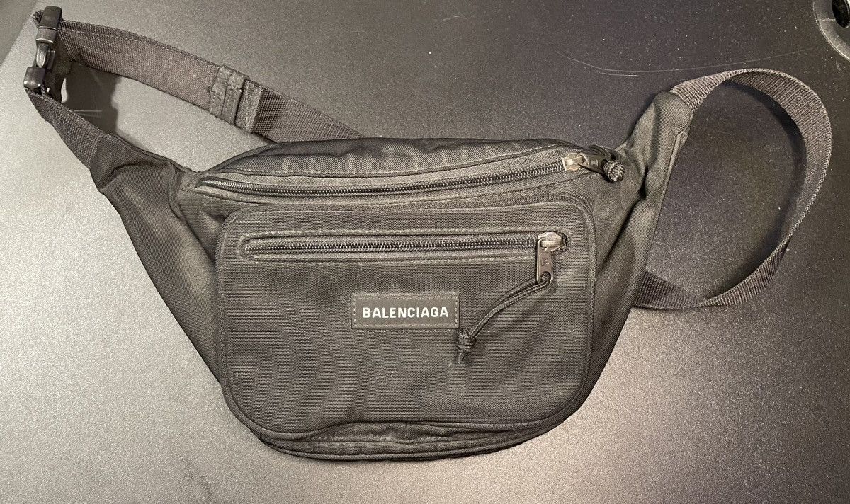 Balenciaga Balenciaga Men’s Explorer Belt Bag - Black Size ONE SIZE - 1 Thumbnail