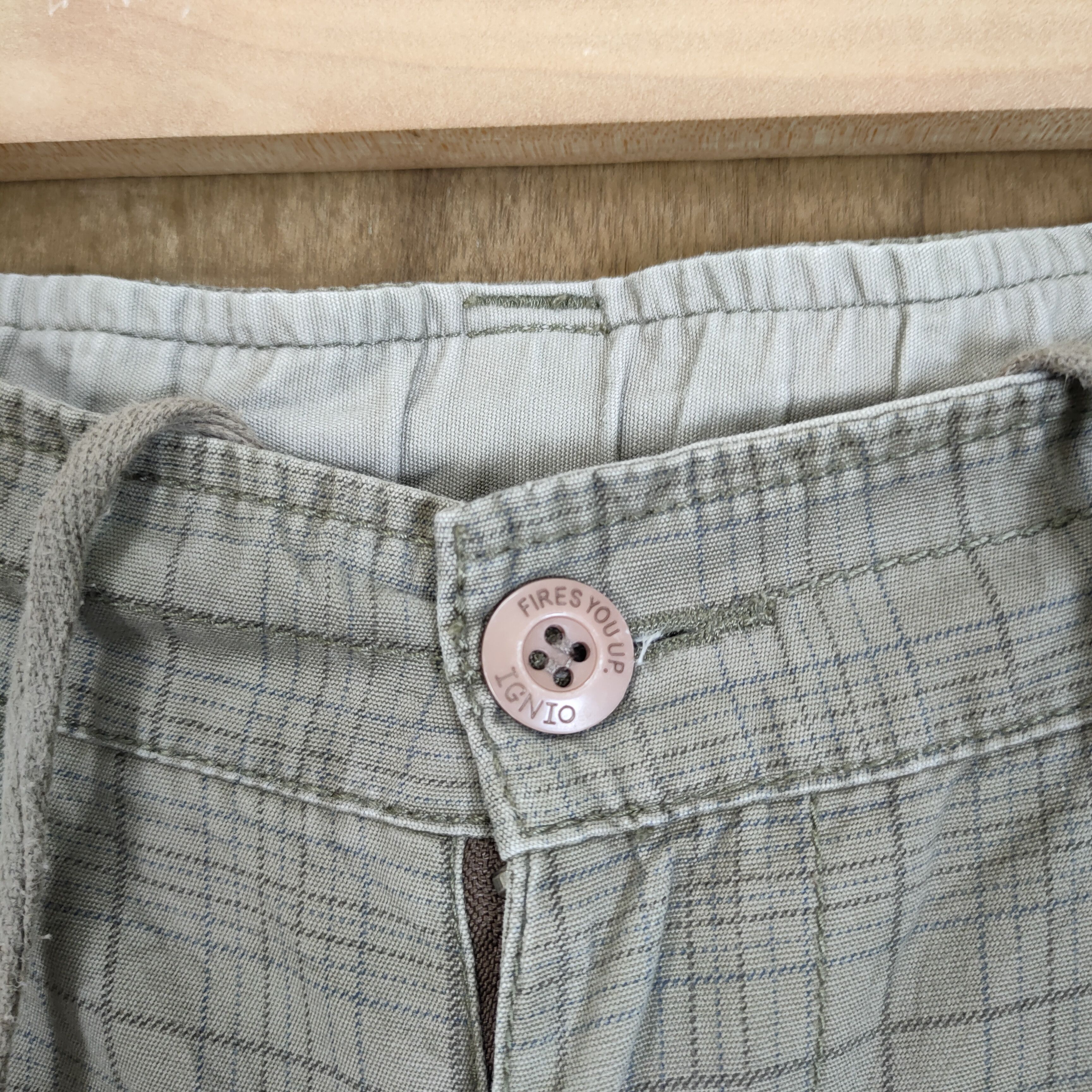 Flannel VINTAGE IGNI FADED CHECKED CARGO PANTS Size US 34 / EU 50 - 7 Thumbnail