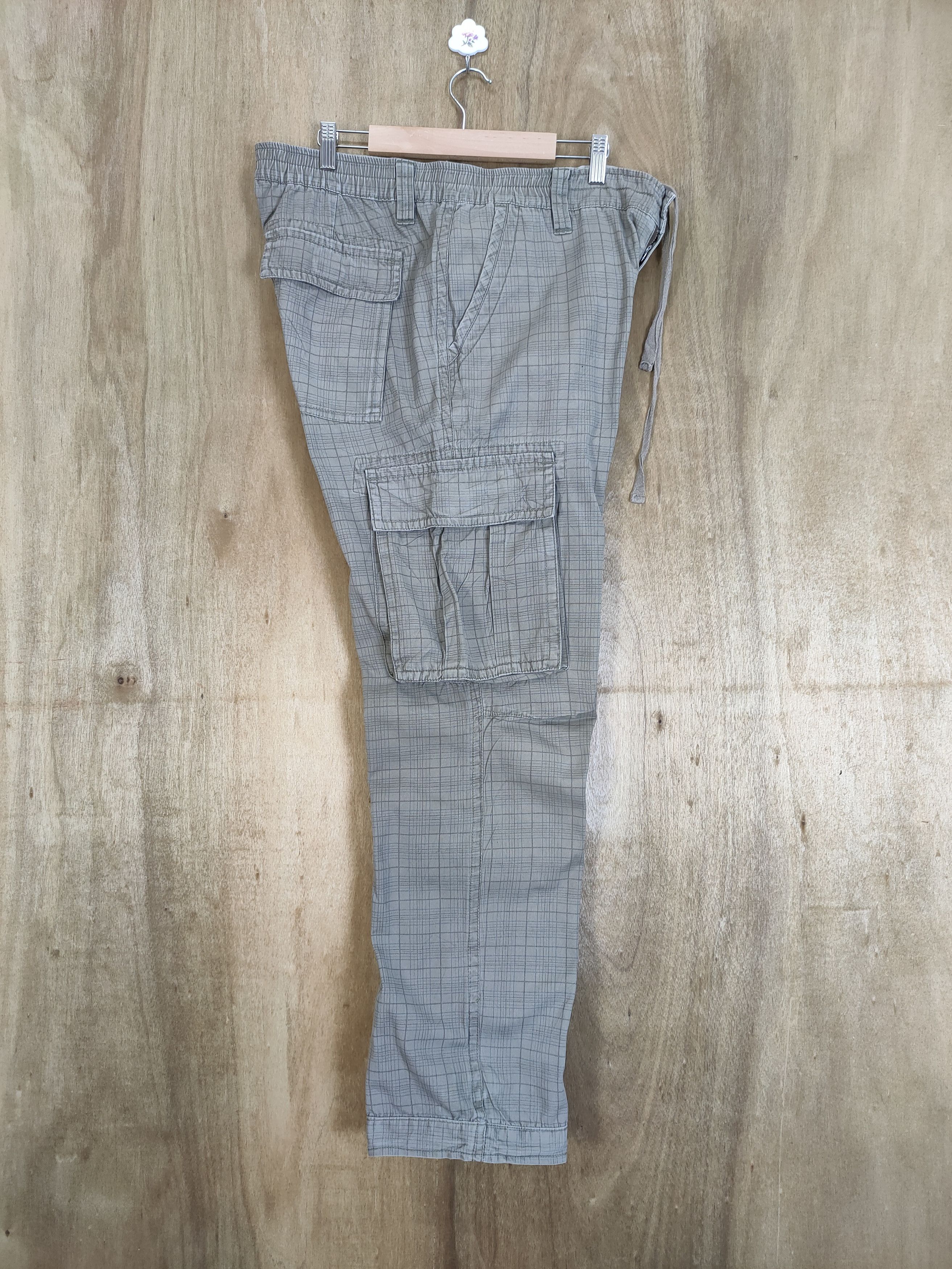 Flannel VINTAGE IGNI FADED CHECKED CARGO PANTS Size US 34 / EU 50 - 11 Thumbnail