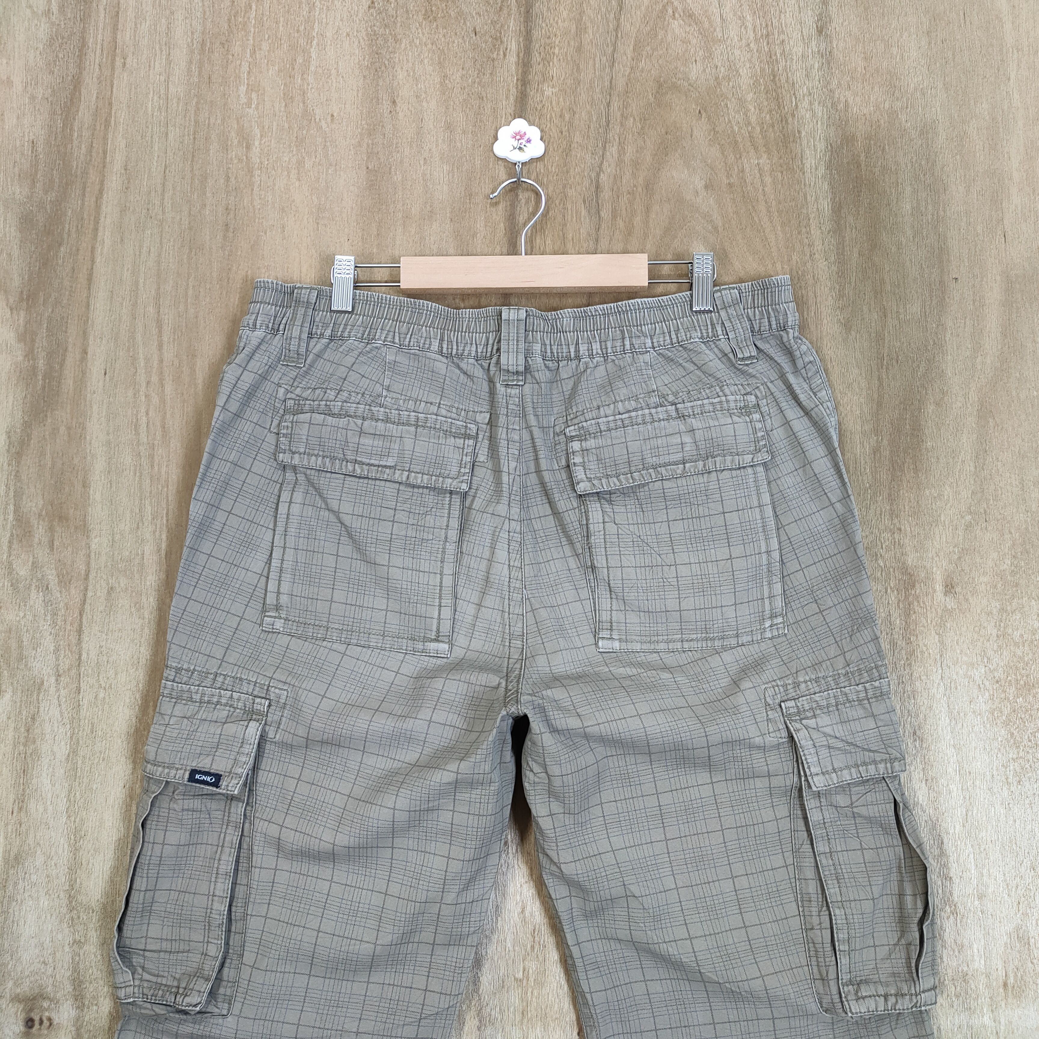 Flannel VINTAGE IGNI FADED CHECKED CARGO PANTS Size US 34 / EU 50 - 9 Thumbnail