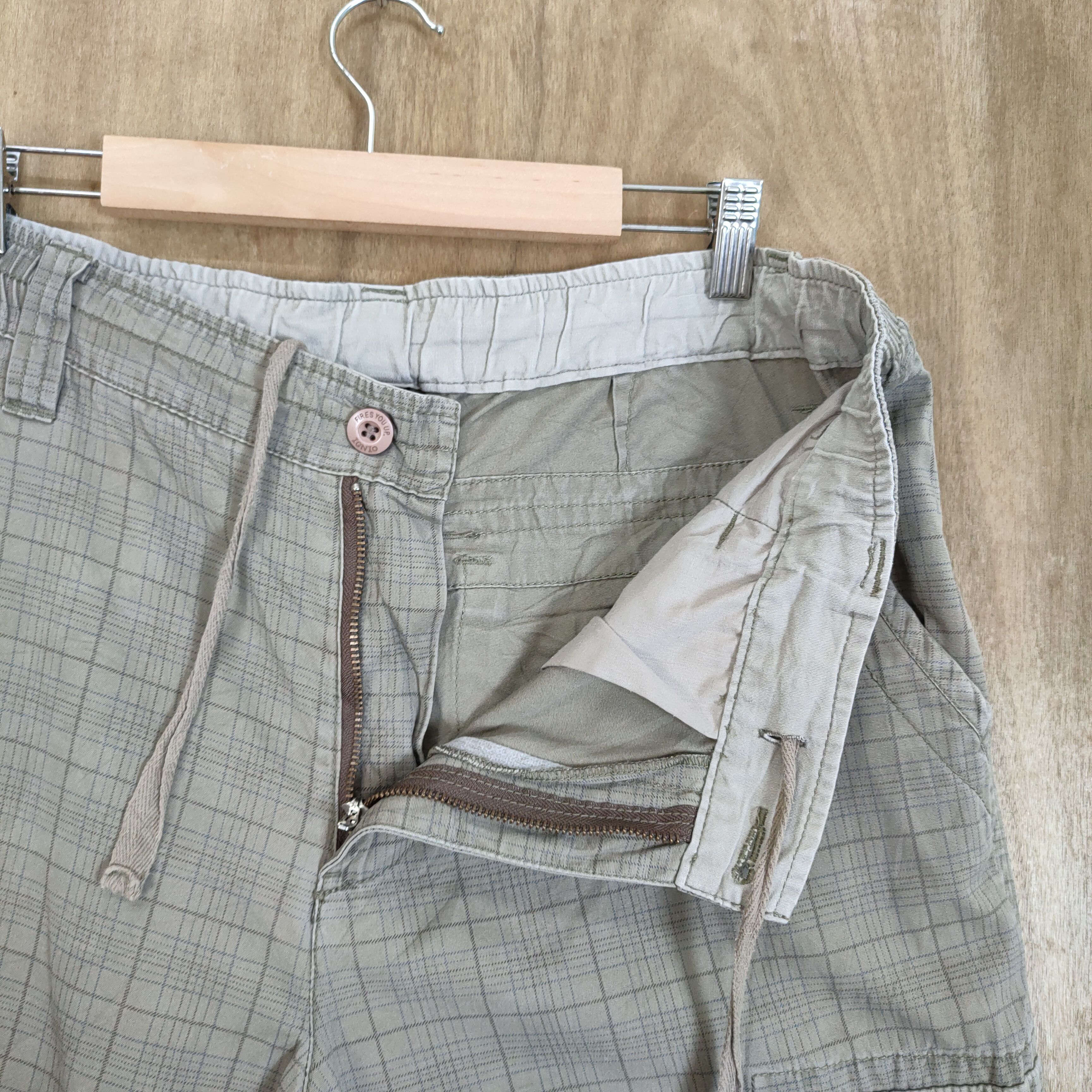 Flannel VINTAGE IGNI FADED CHECKED CARGO PANTS Size US 34 / EU 50 - 14 Thumbnail