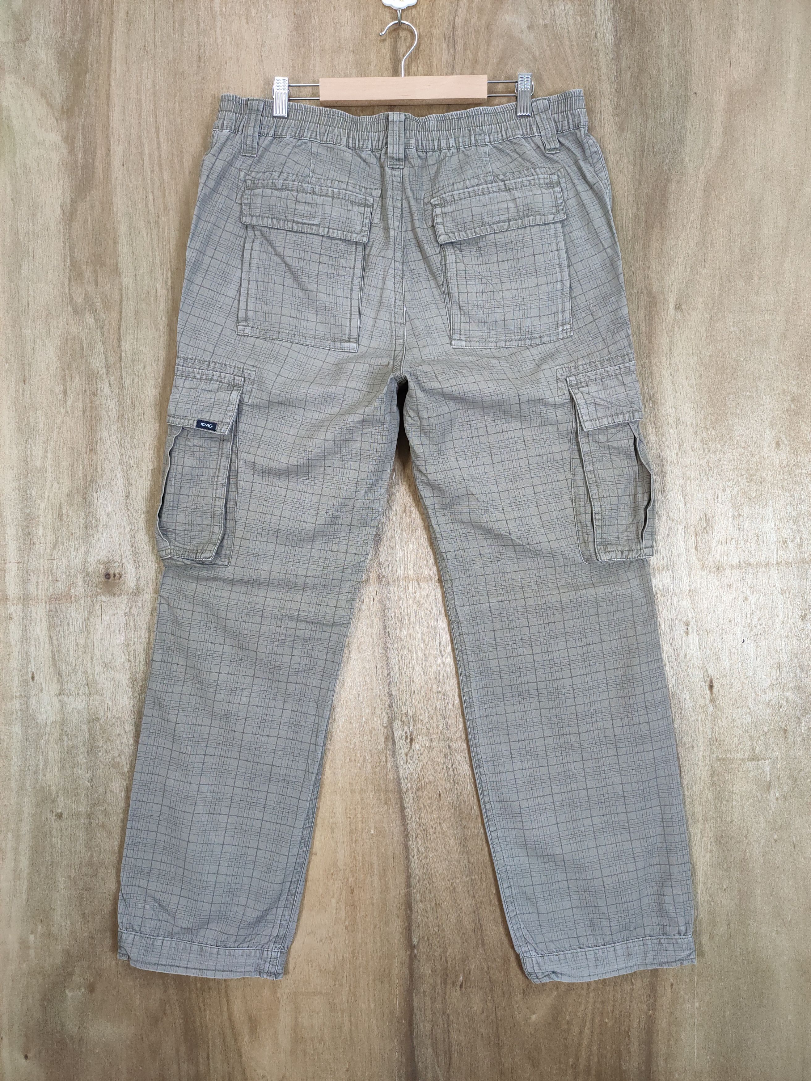 Flannel VINTAGE IGNI FADED CHECKED CARGO PANTS Size US 34 / EU 50 - 8 Thumbnail