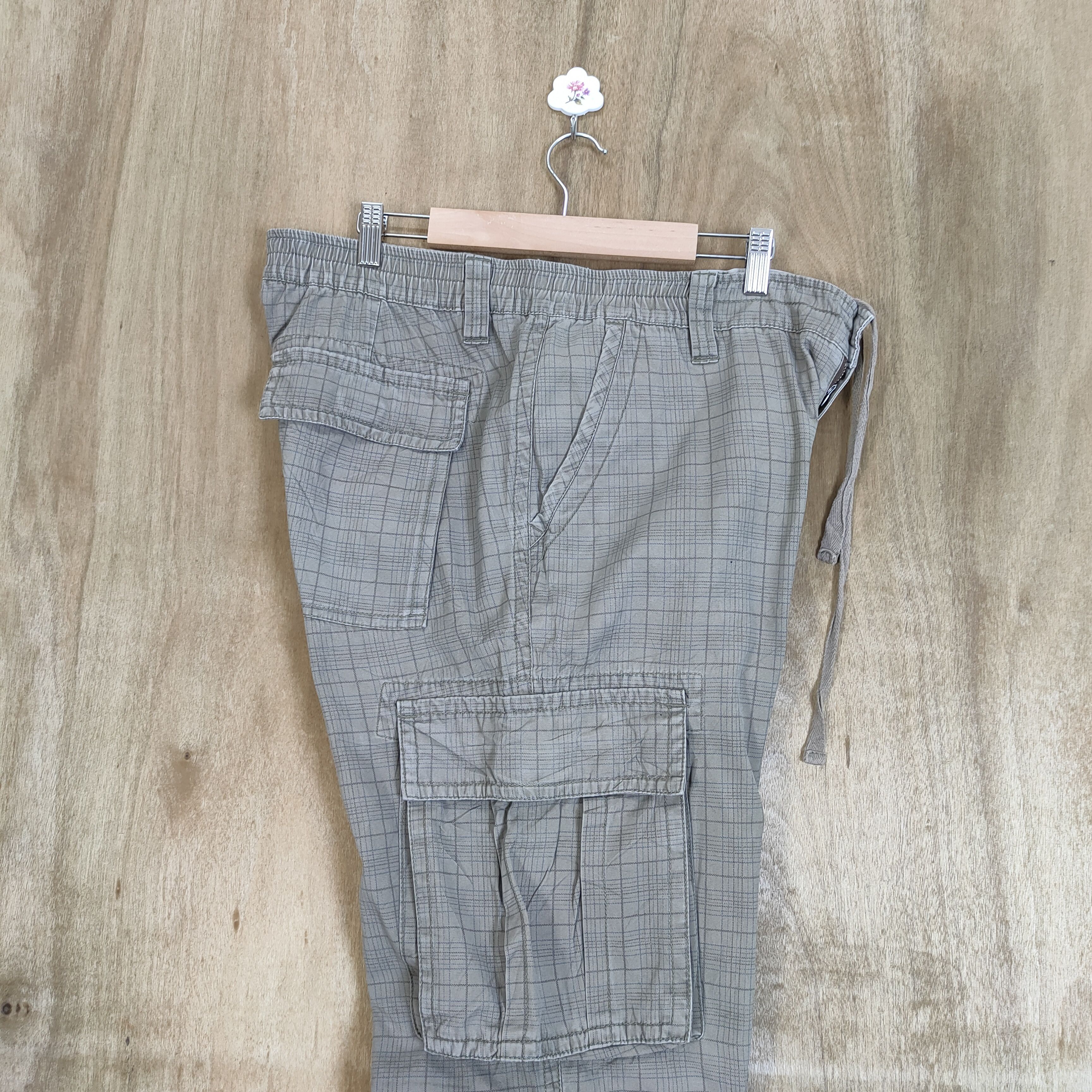 Flannel VINTAGE IGNI FADED CHECKED CARGO PANTS Size US 34 / EU 50 - 12 Thumbnail