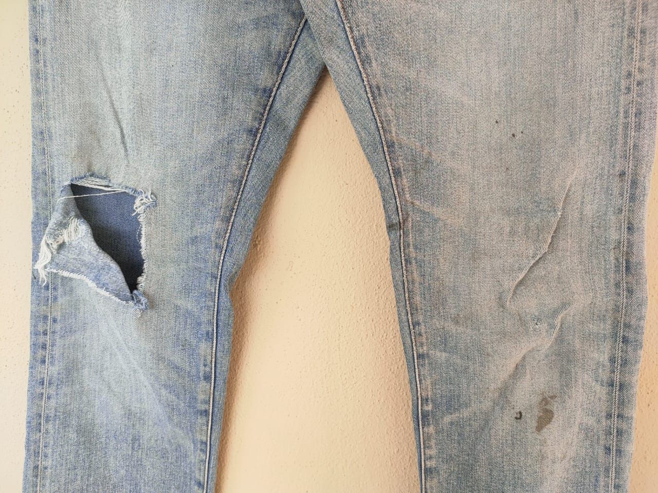Uniqlo Uniqlo Distressed Selvedge Denim Size US 34 / EU 50 - 6 Thumbnail