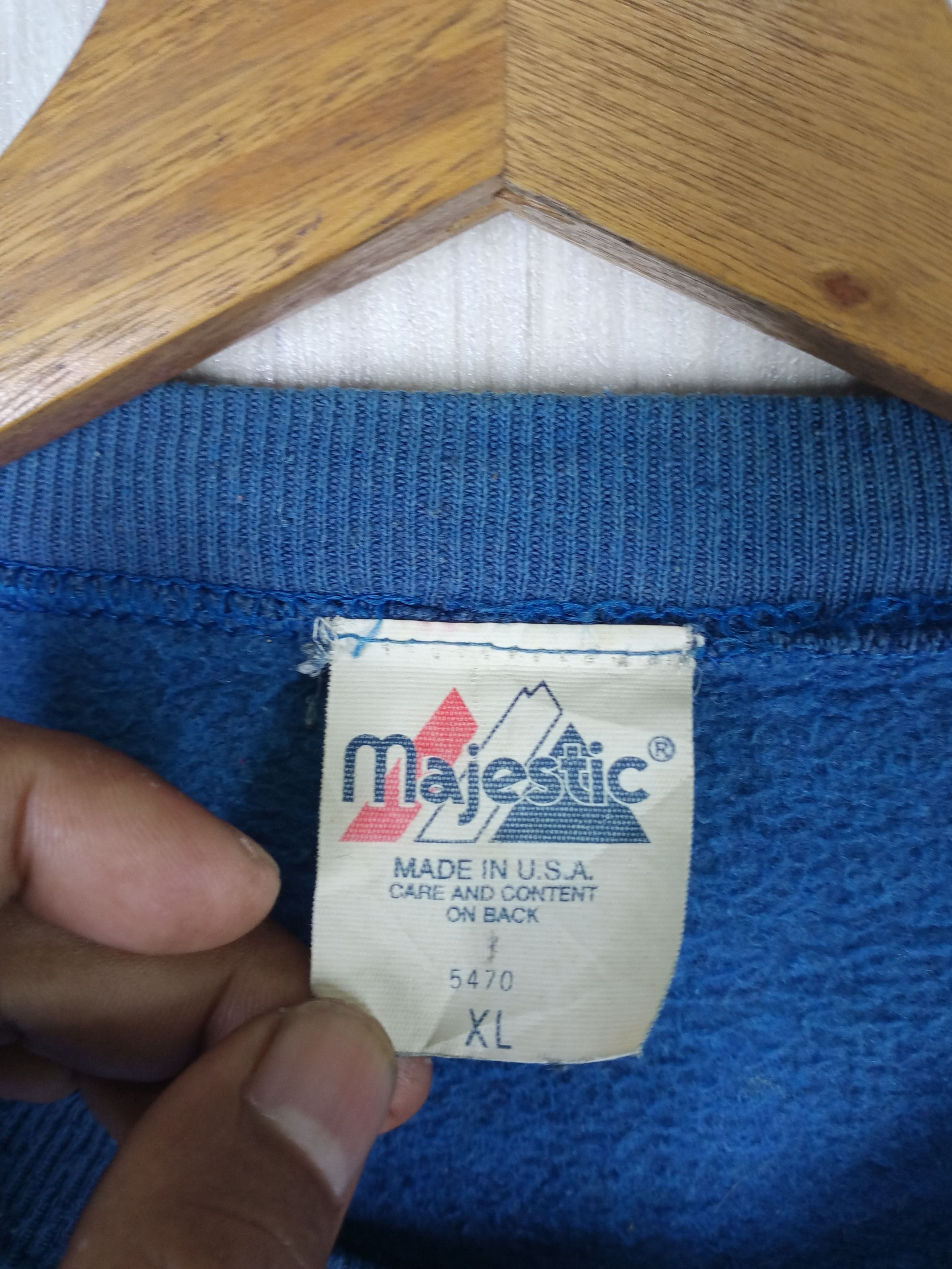 MLB Vintage Chicago Cubs MLB Majestic Big Logo Sweatshirt Size US XL / EU 56 / 4 - 5 Thumbnail