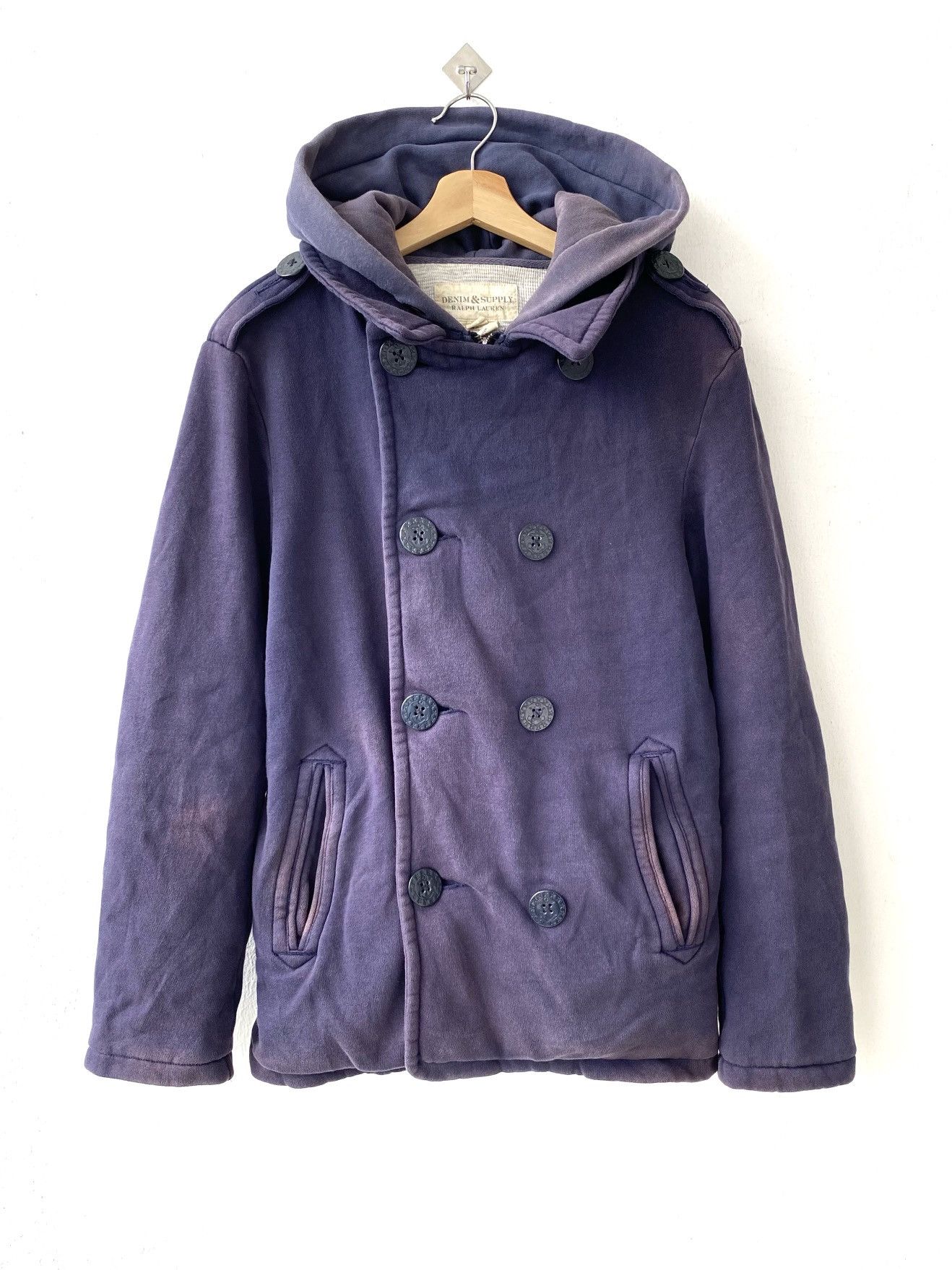 Denim & Supply Ralph Lauren Vintage 90s Sunfaded Denim & Supply Ralph Lauren Hoodie/Coat Size US S / EU 44-46 / 1 - 1 Thumbnail