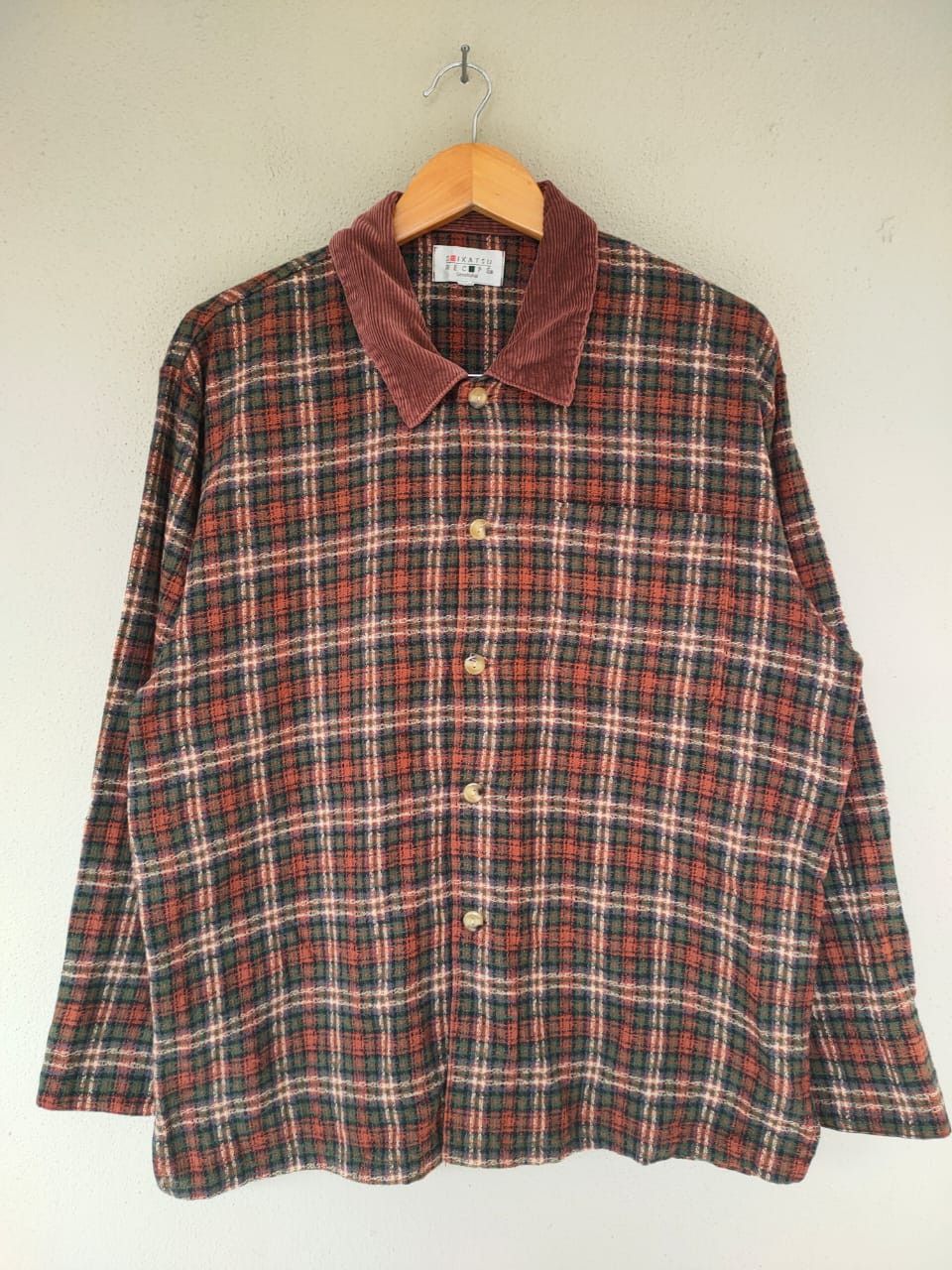 Flannel Vintage Oversized Japanese flannel Size US S / EU 44-46 / 1 - 1 Thumbnail
